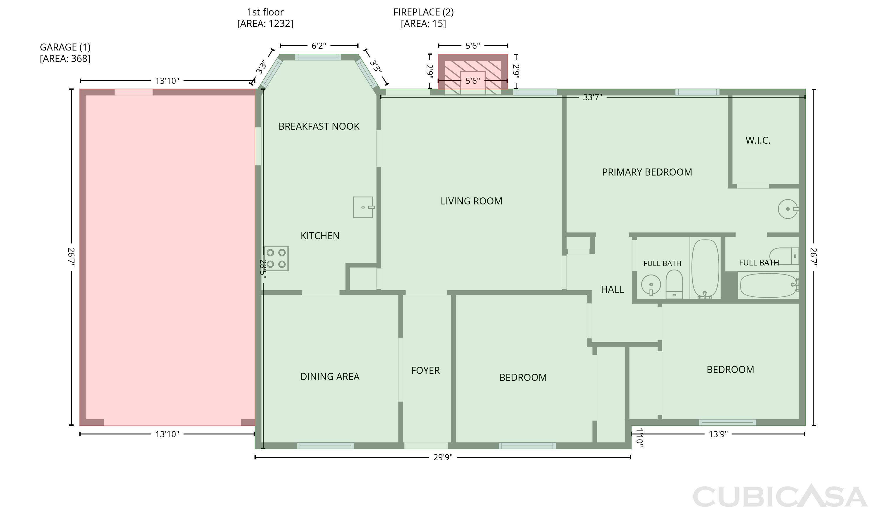 Main Floor of 1290 Arailia Dr, Fayetteville, NC