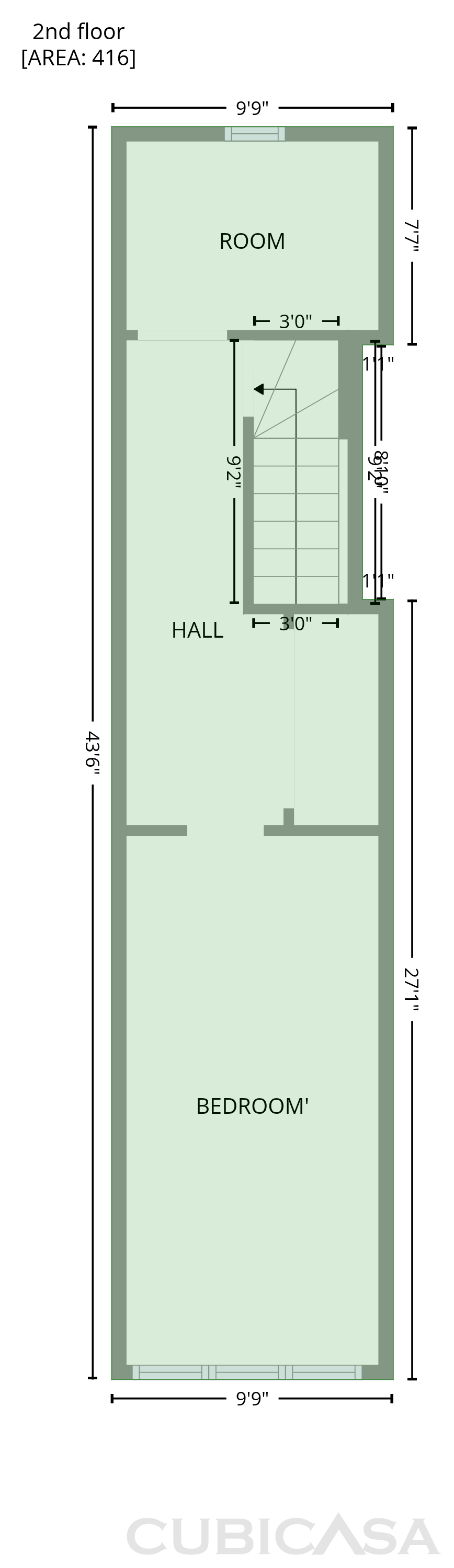 Second Floor of 2719 Peavey St, Port Huron, MI