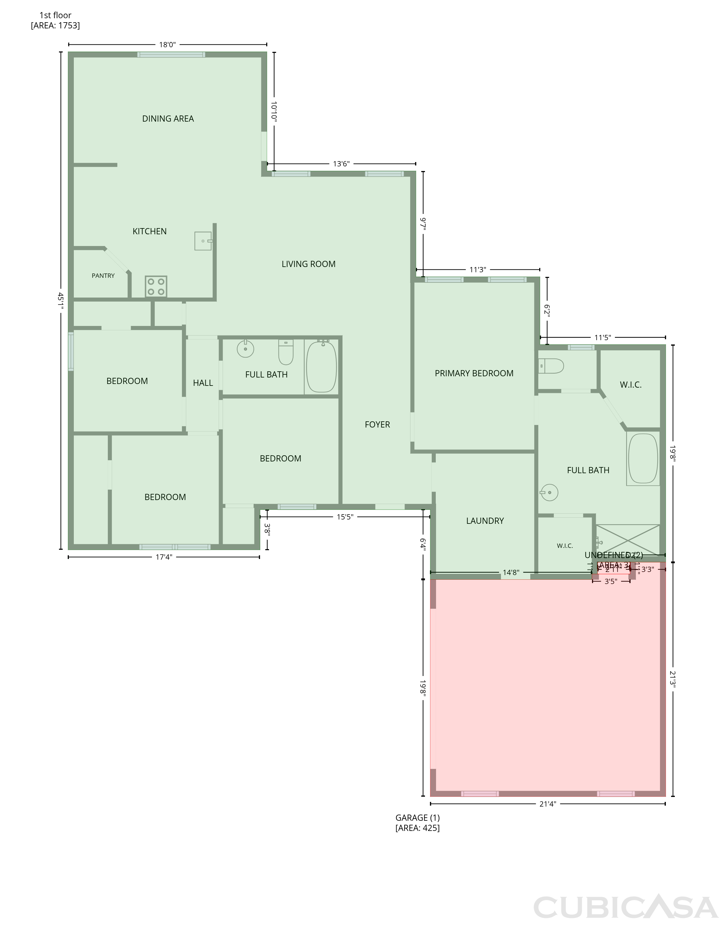 Main Floor of 301 E Jefferson St, Palmer, TX
