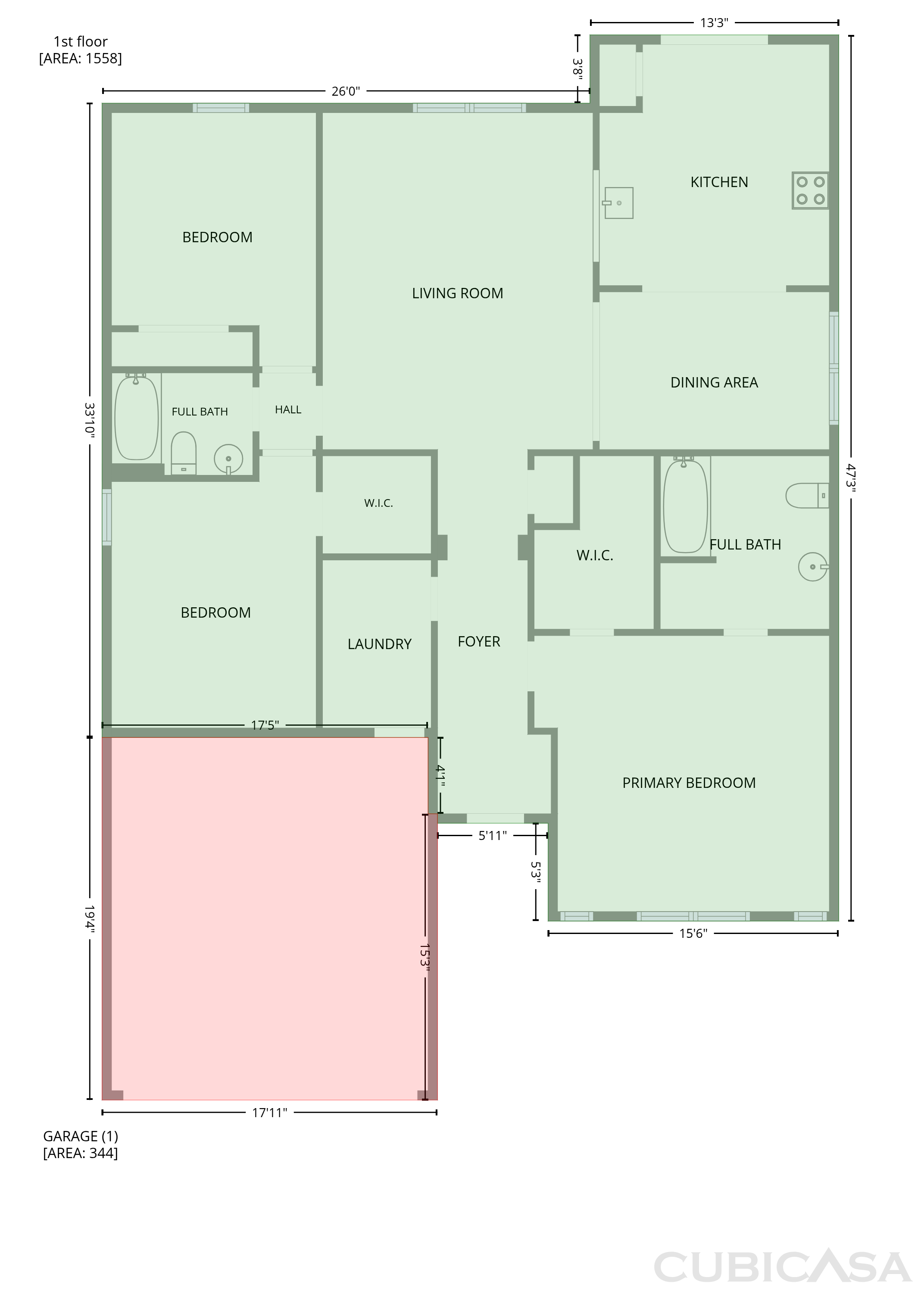 Main Floor of 8222 Grissom Cir, San Antonio, TX