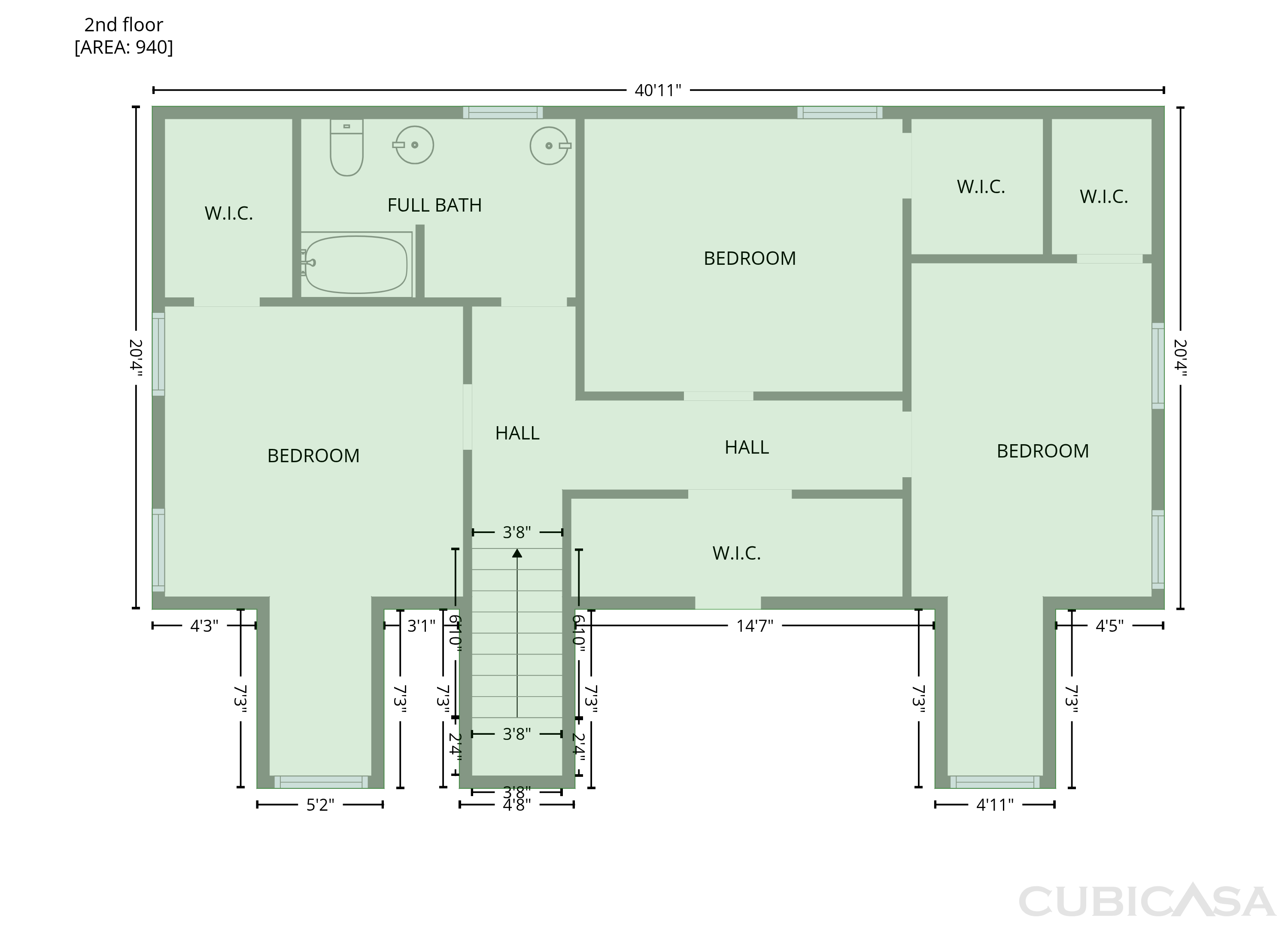Third Floor of 1223 6th St, Pleasant Grove, AL