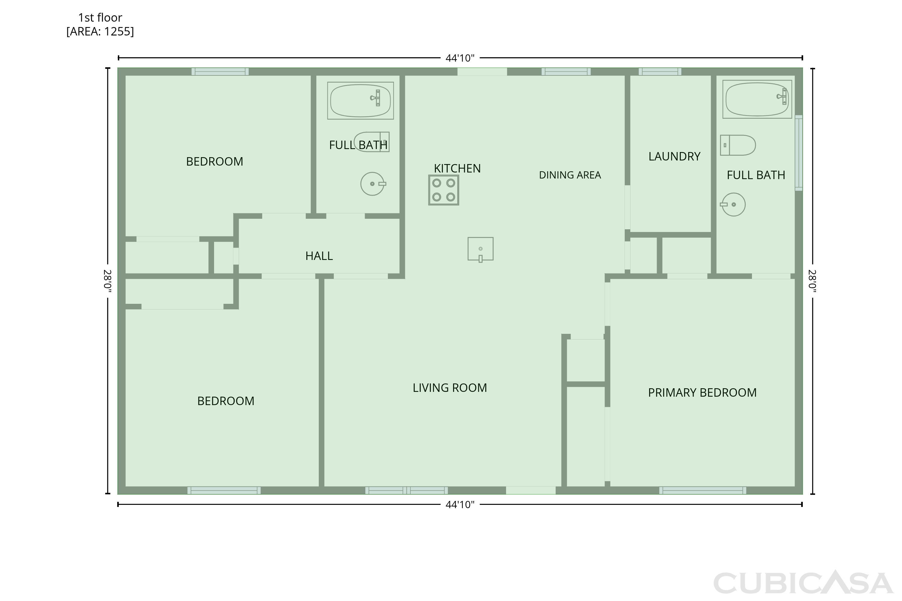 Main Floor of 335 Odell Dr NW, Concord, NC
