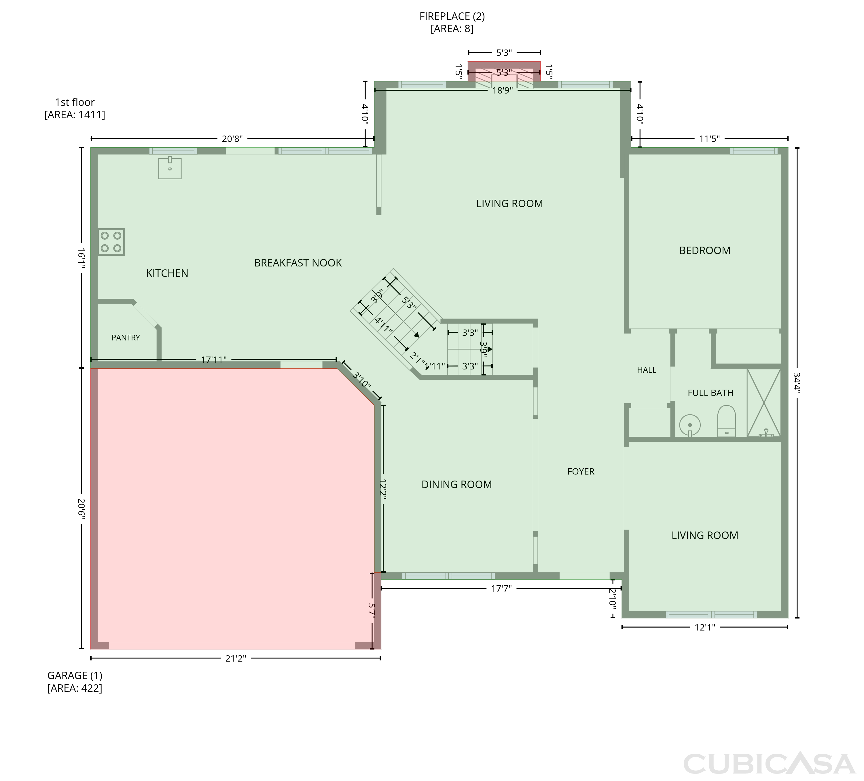 Main Floor of 227 Buck Johnson St, Fuquay Varina, NC
