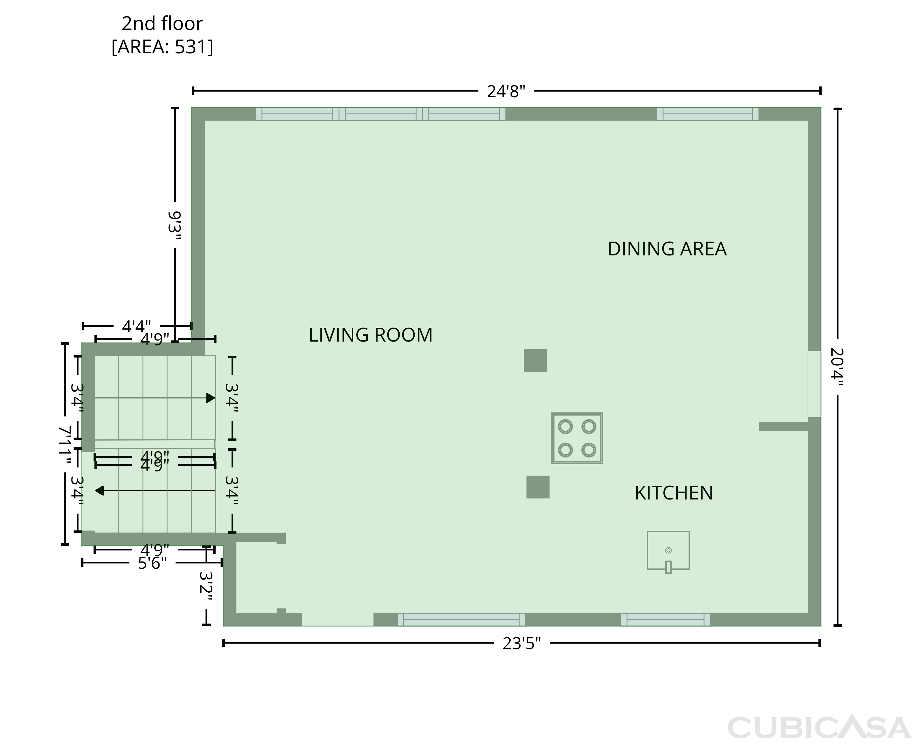 Third Floor of 3454 Primrose Pl, Decatur, GA