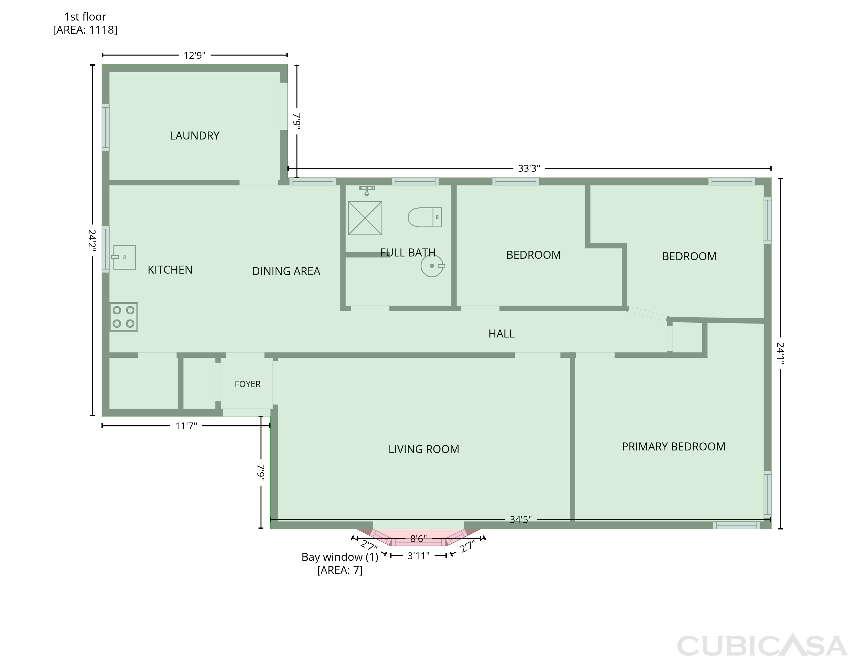 Main Floor of 804 F St, Millville, NJ