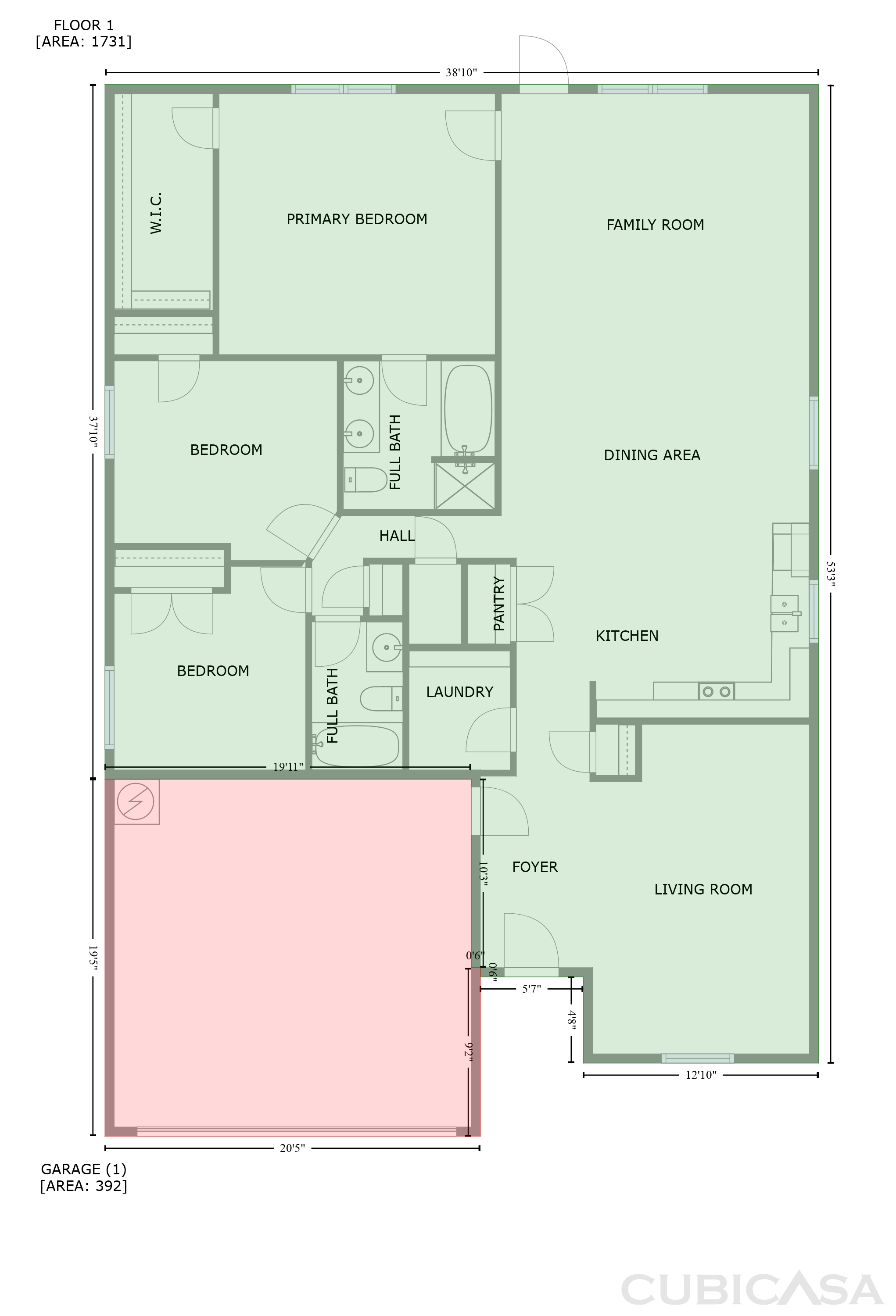 Main Floor of 1409 Rivers Creek Ln, Little Elm, TX