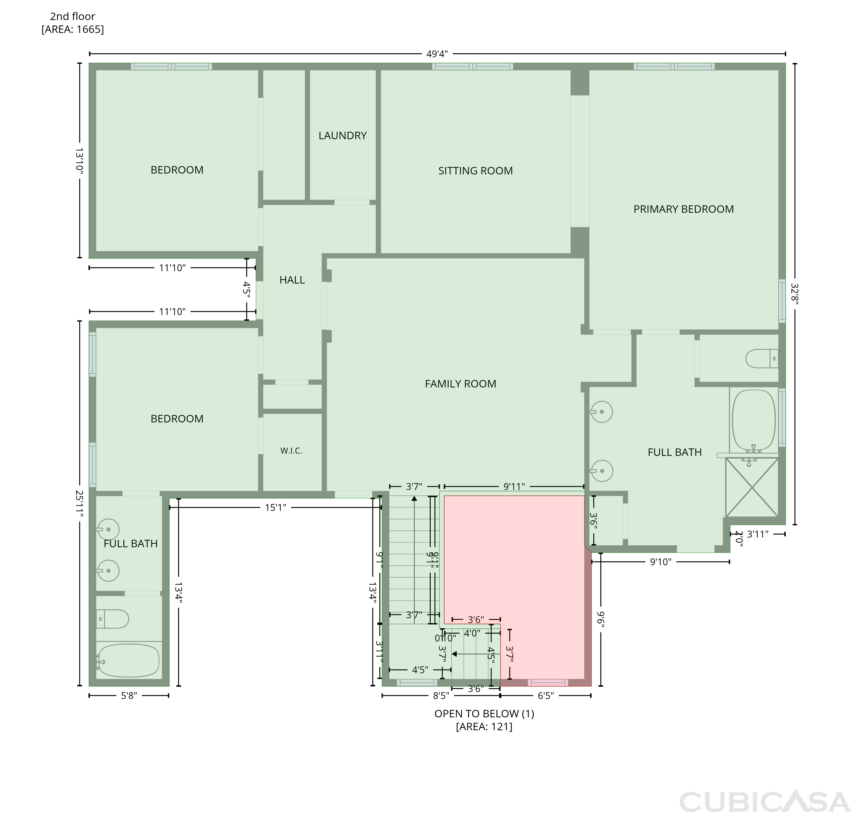 Second Floor of 123 Filigree Way, Durham, NC