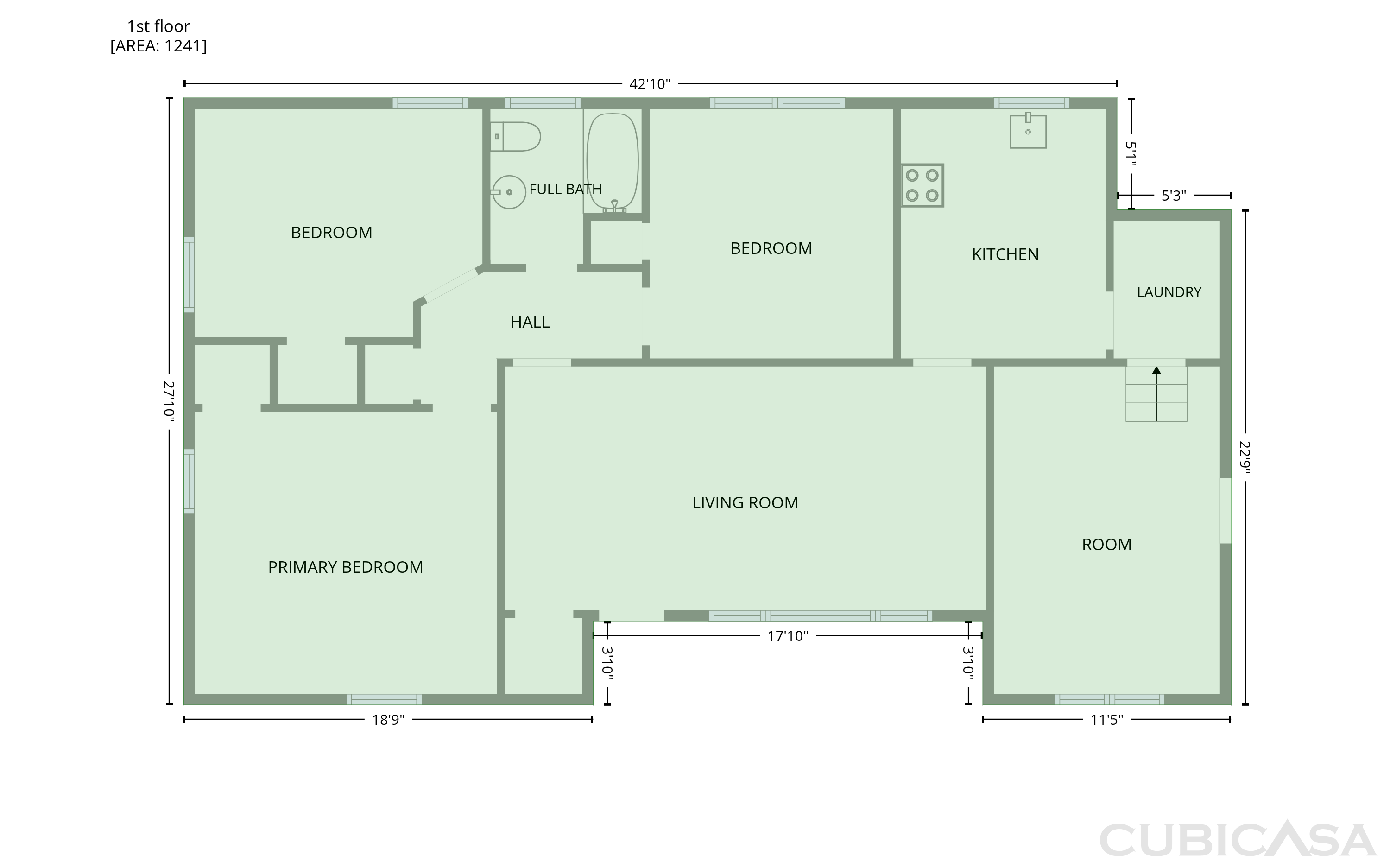 Main Floor of 1848 Pinedale Pl, Decatur, GA
