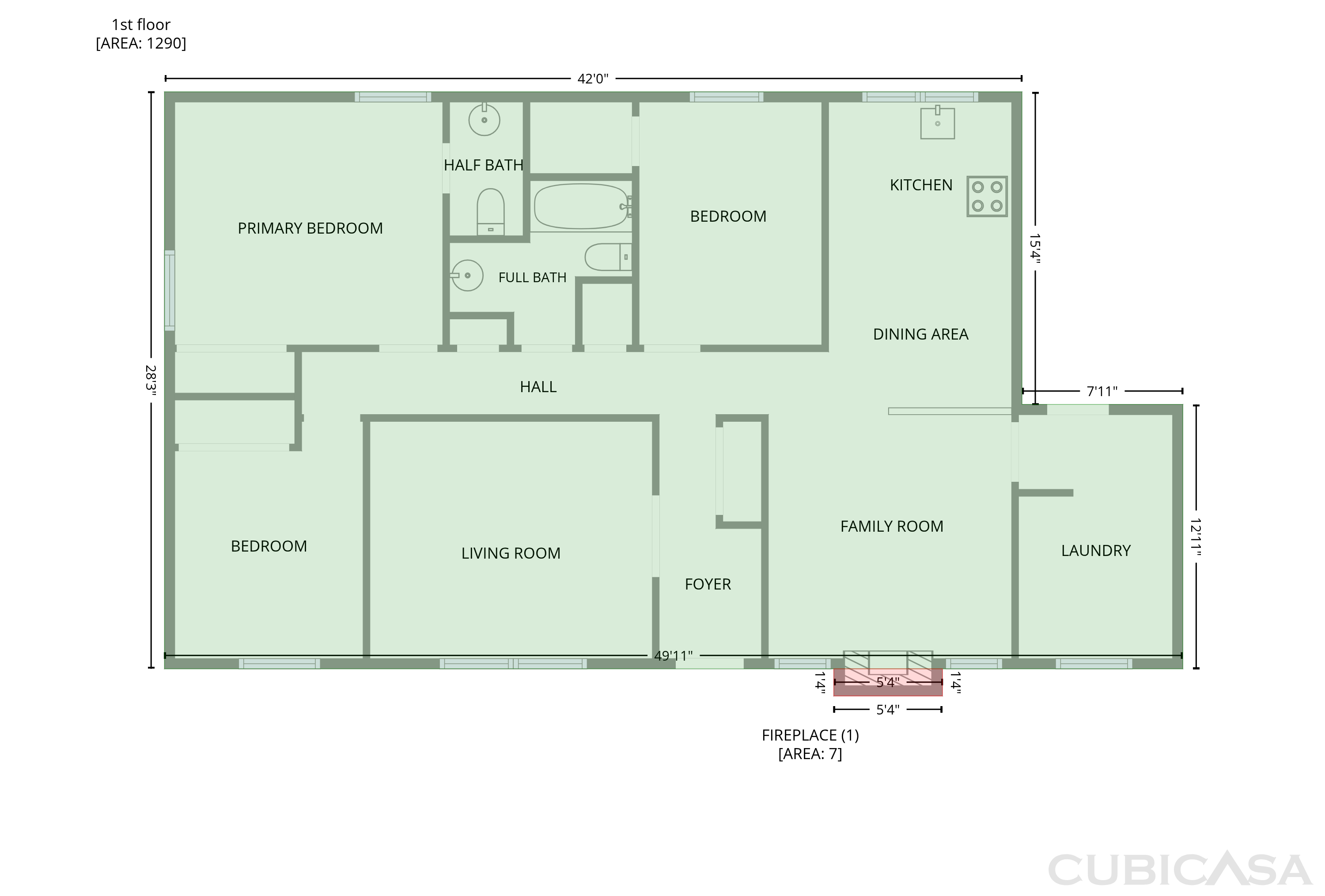 Main Floor of 2605 Lamroc Rd, Greensboro, NC