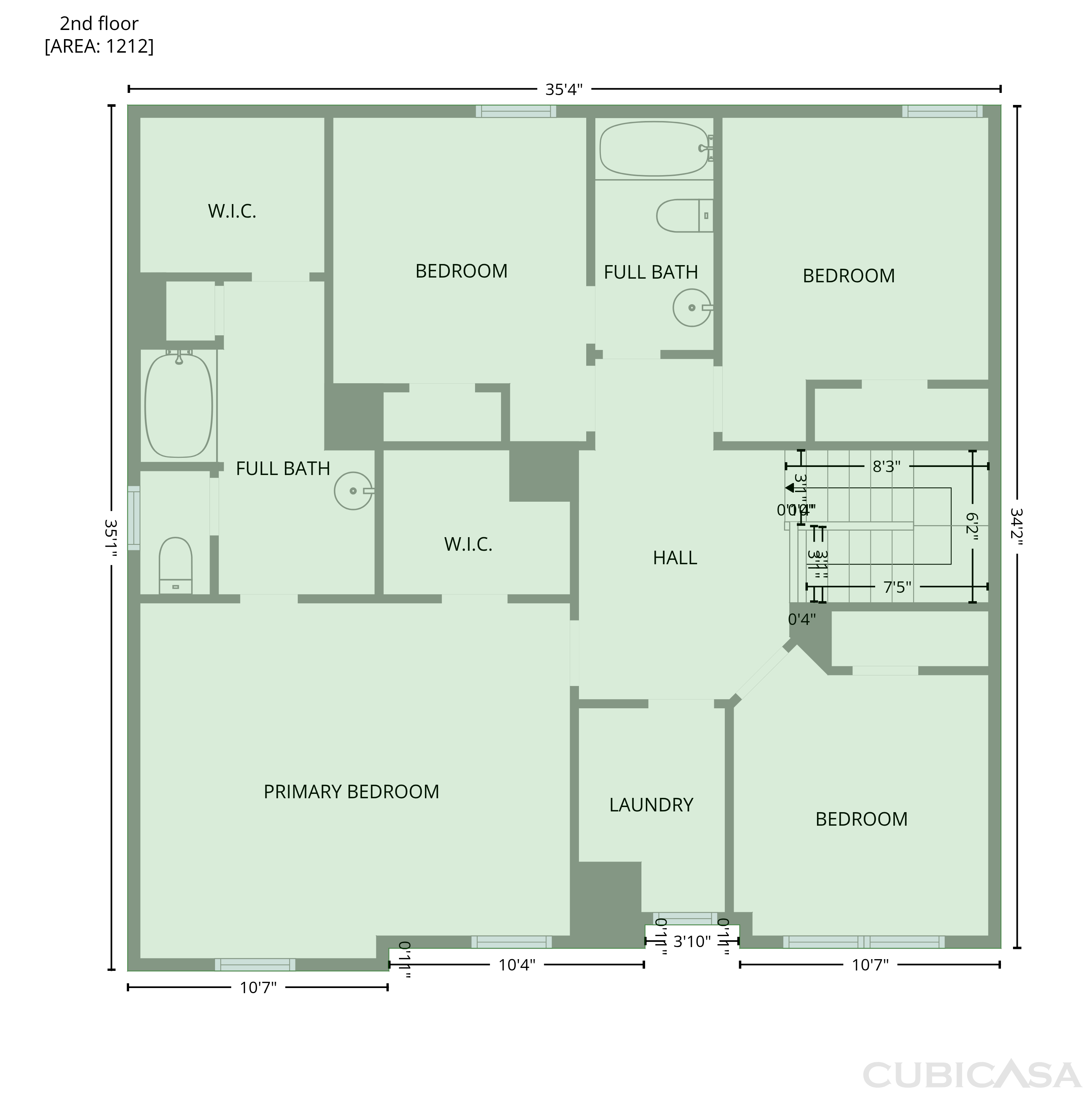 Second Floor of 1036 Glenwyck Dr, Braselton, GA
