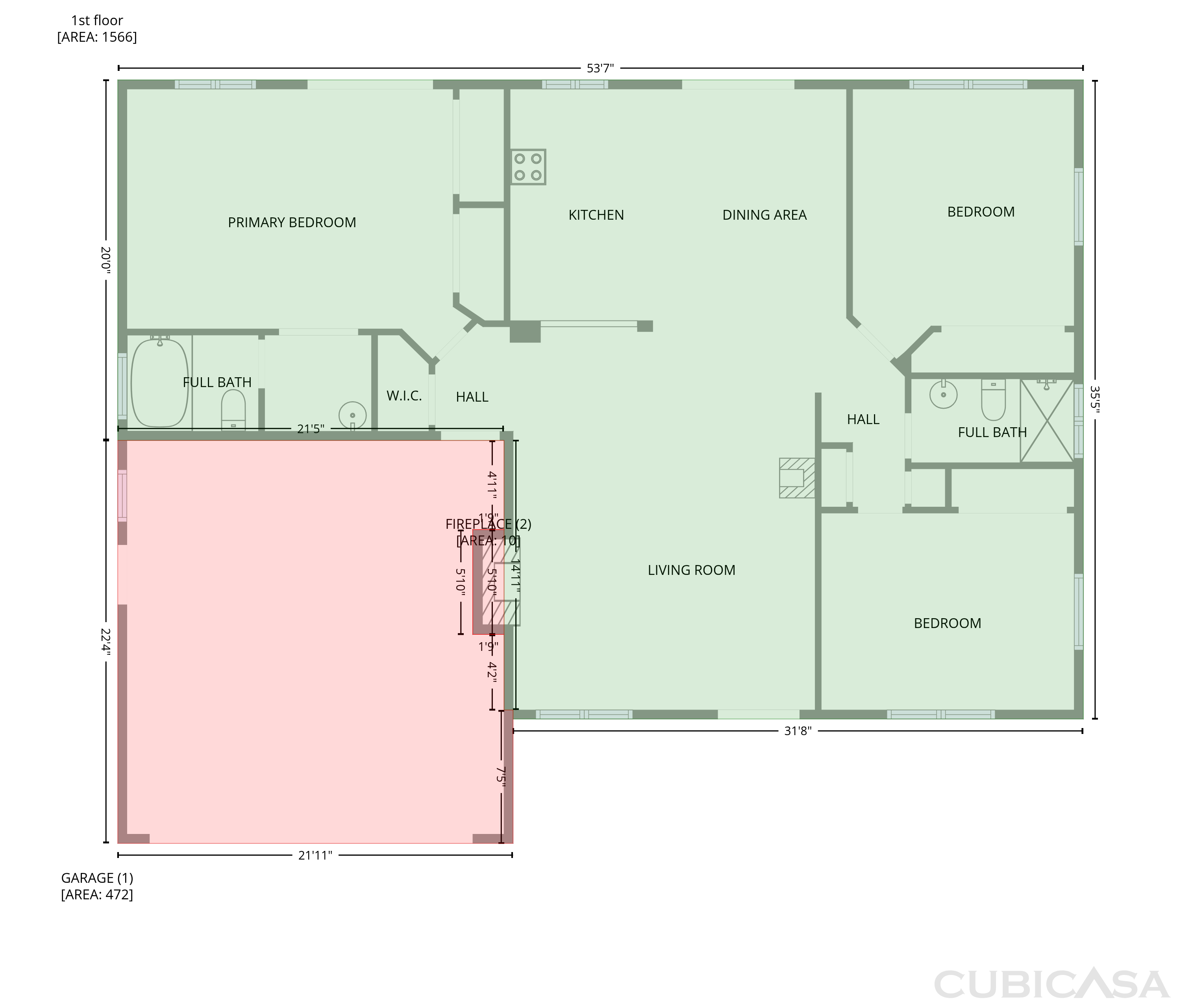 Main Floor of 66585 San Marcus Rd, Desert Hot Springs, CA