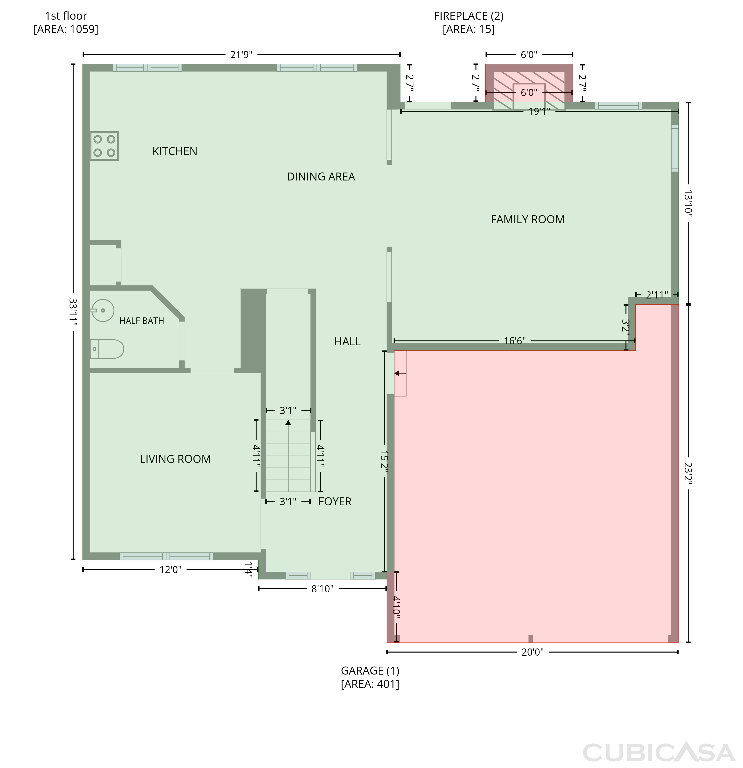Main Floor of 85 Pulaski Pl, Jonesboro, GA