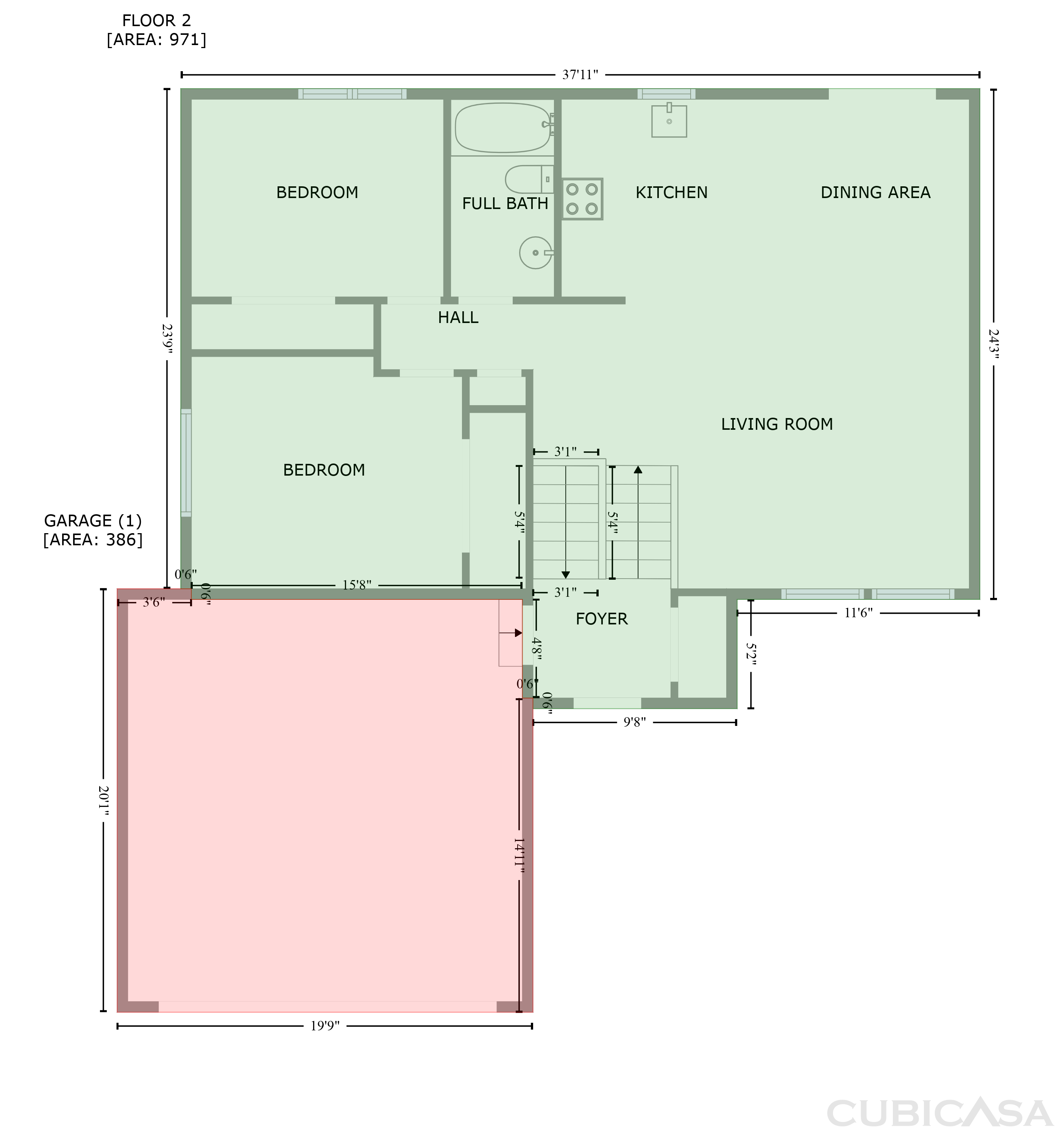 Second Floor of 1132 Lincoln Ct, St. Paul Park, MN
