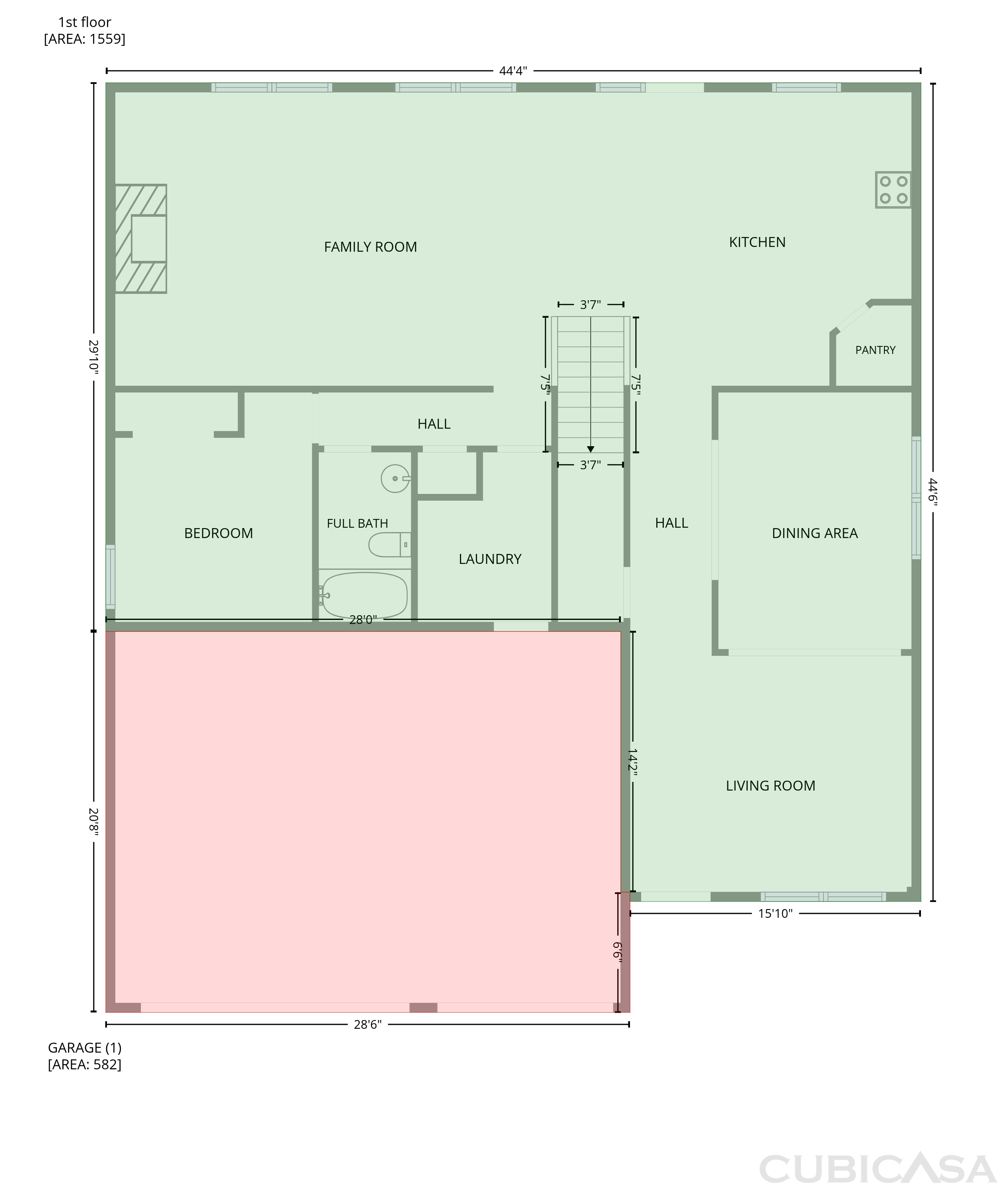 Main Floor of 2772 Bluestone Dr SW, Atlanta, GA