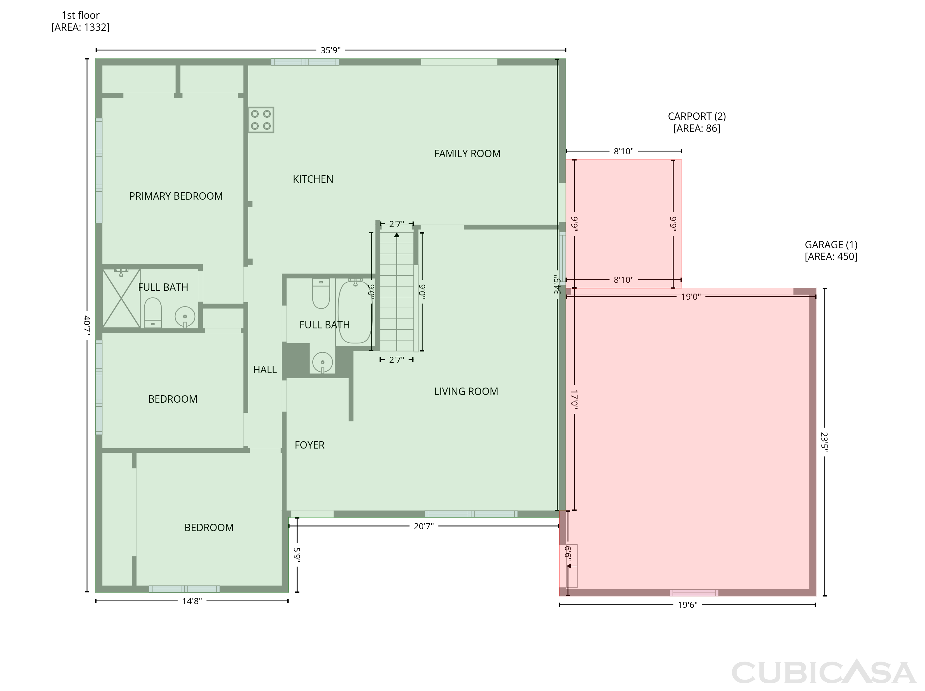 Second Floor of 3325 Steed Dr, Florissant, MO