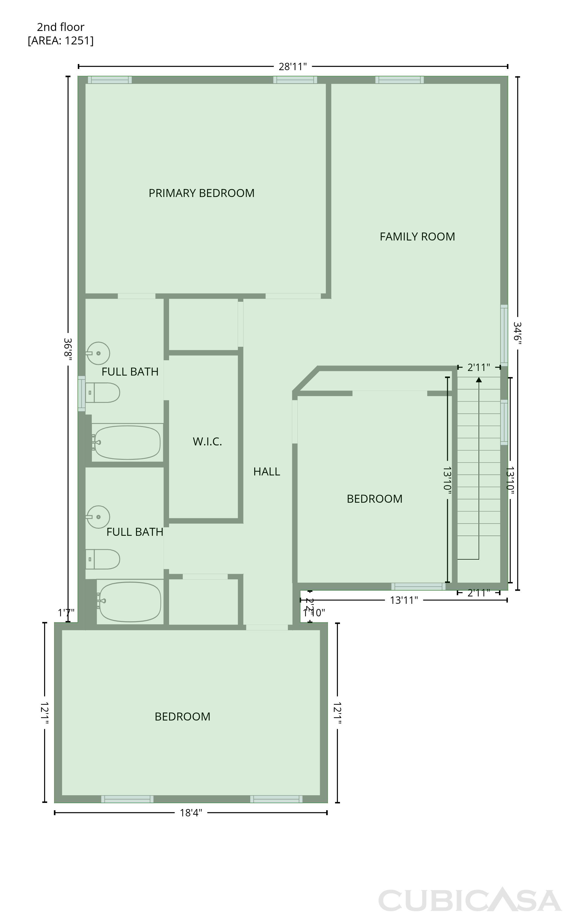 Second Floor of 2100 Brandywine Dr, New Braunfels, TX