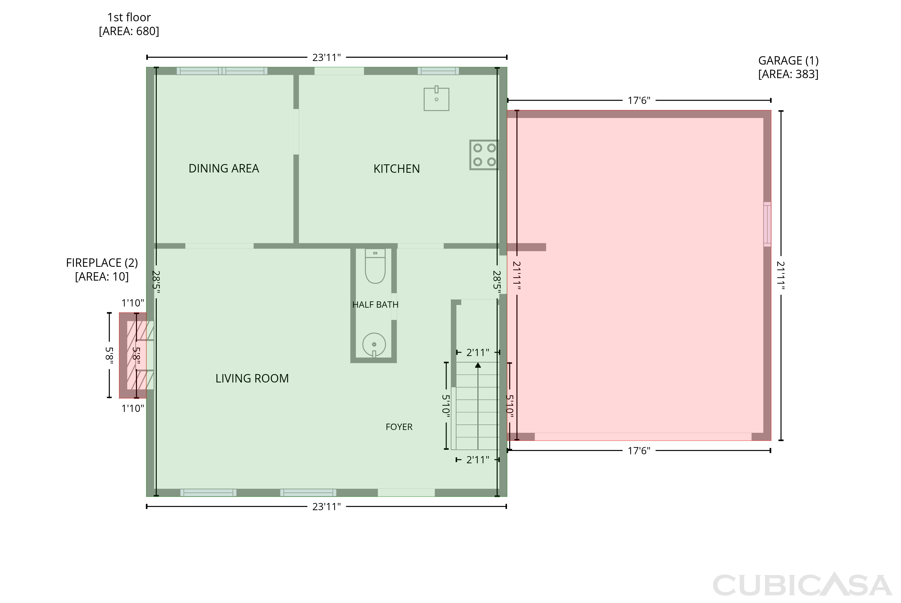 Main Floor of 3108 Rock Creek Dr, Rex, GA