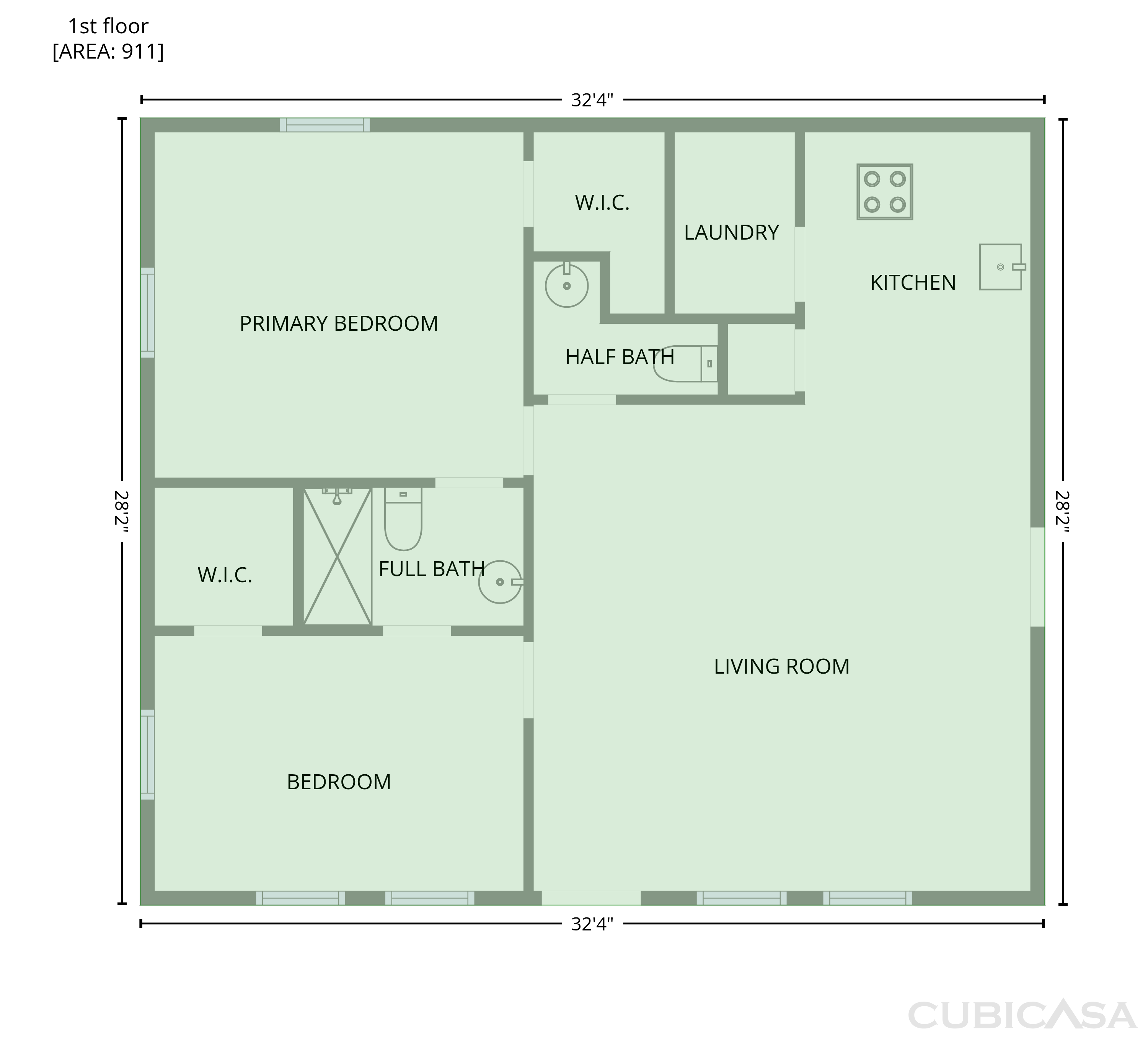 Main Floor of 9315 Dogwood Pl, Gainesville, GA