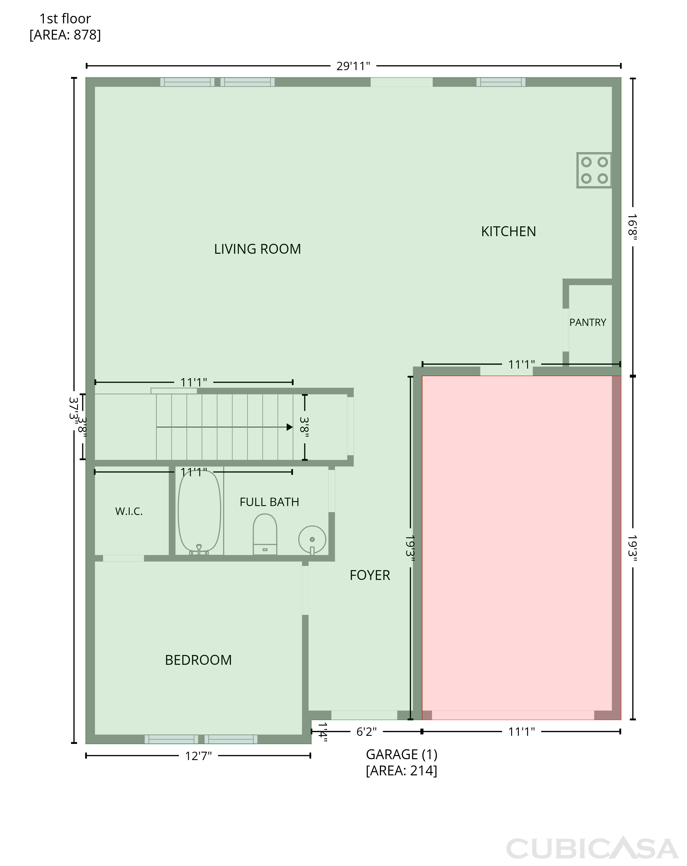 Main Floor of 137 W Dewey Ave, Coolidge, AZ