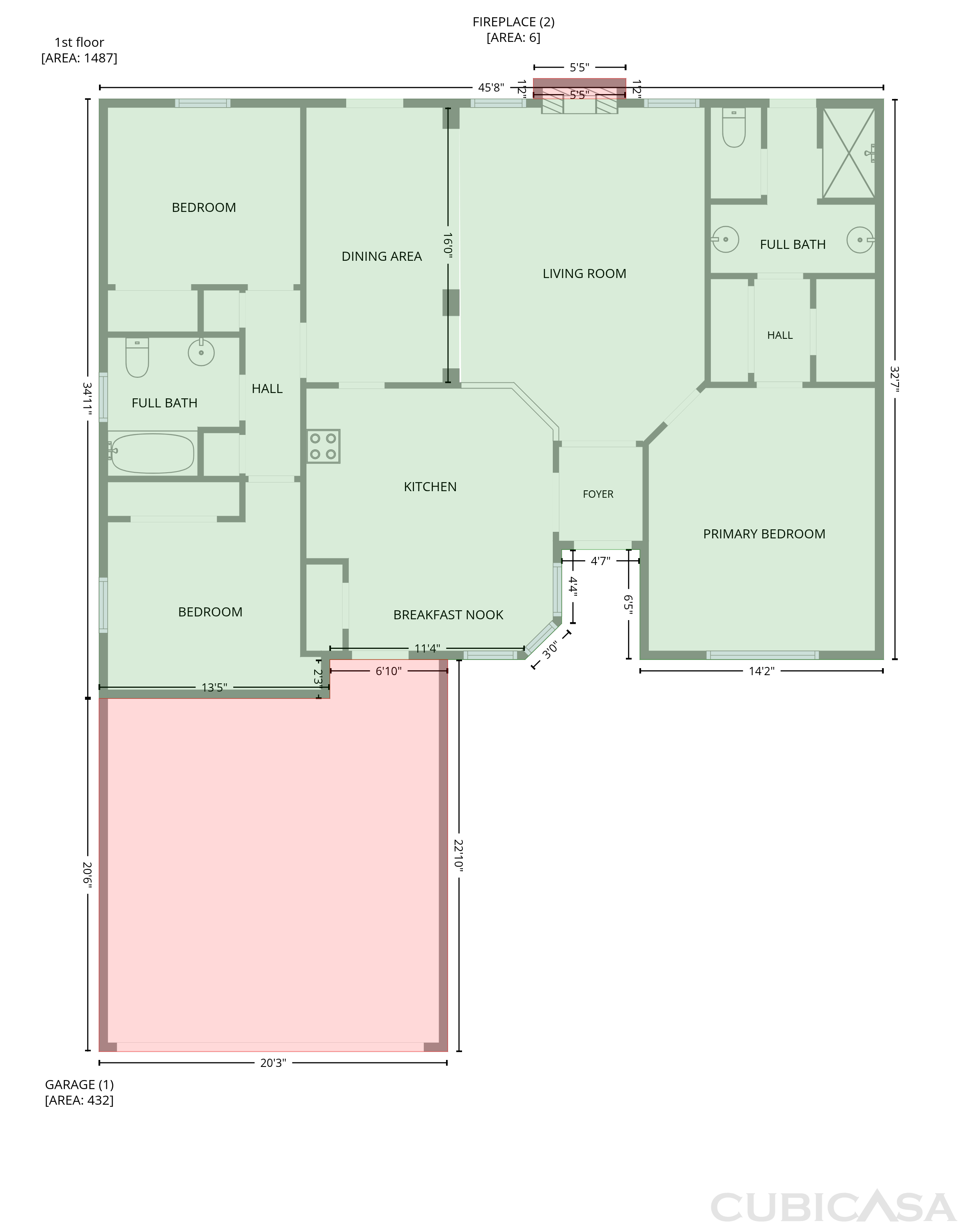 Main Floor of 1872 Twin Peak Ct, Middleburg, FL