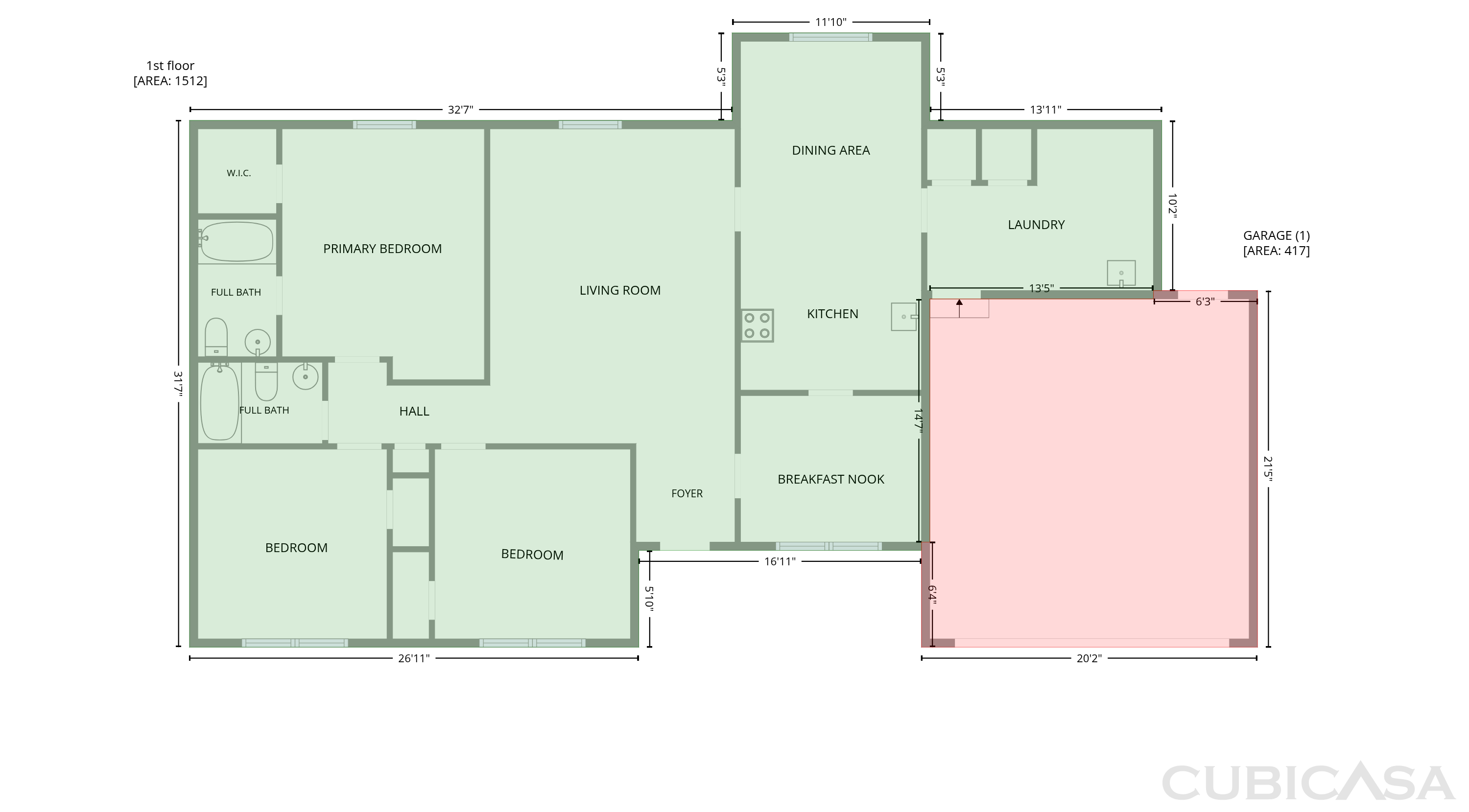 Main Floor of 3430 Tucker St, Dalzell, SC