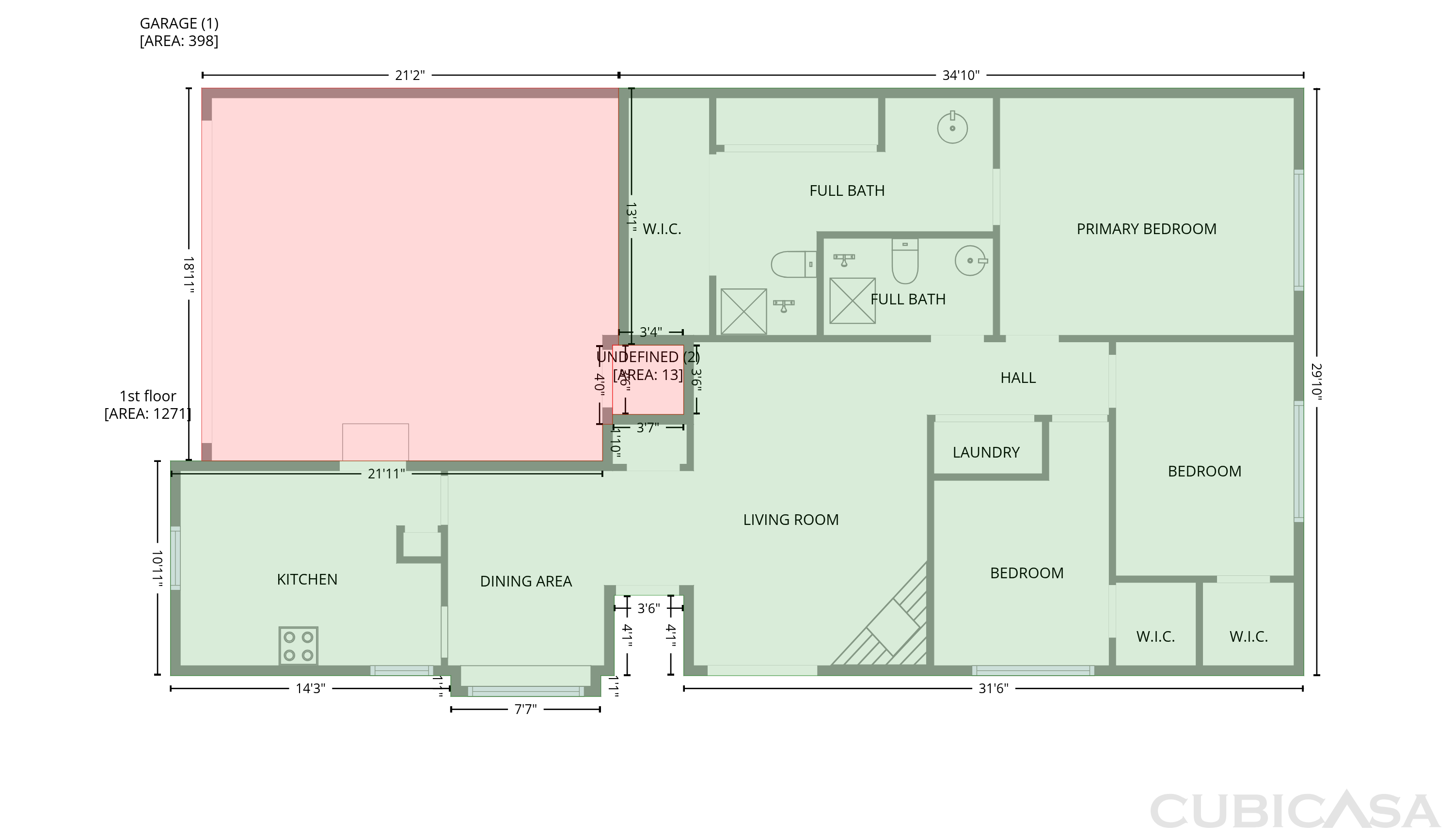 Main Floor of 2604 Leo Dr, Garland, TX