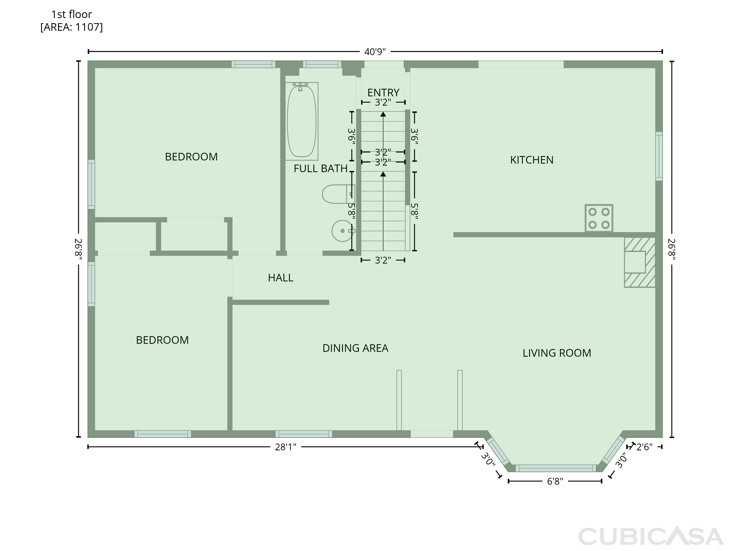Main Floor of 14743 Ronnie Ln, Livonia, MI