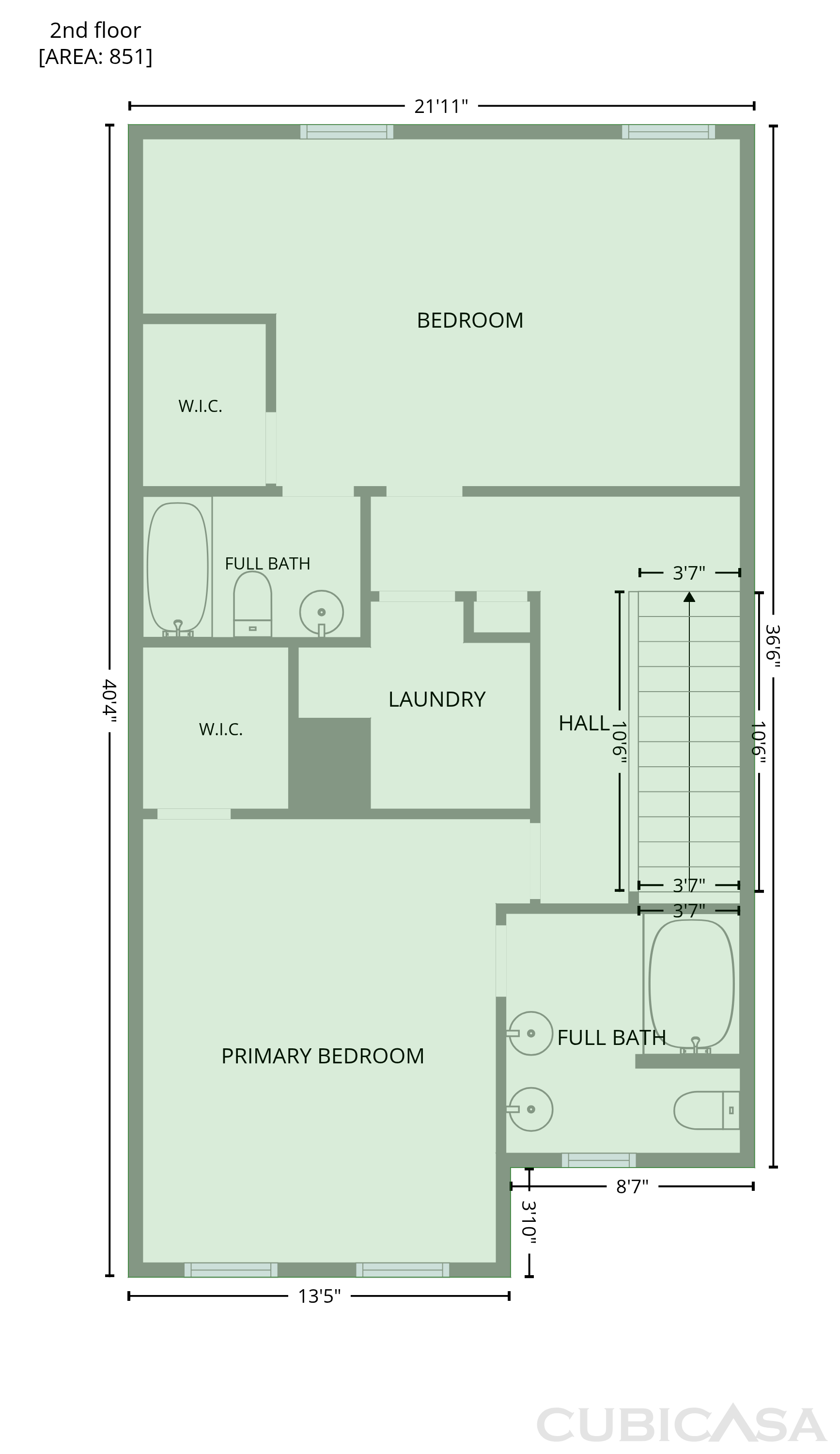 Second Floor of 705 Keystone Park Dr, Morrisville, NC