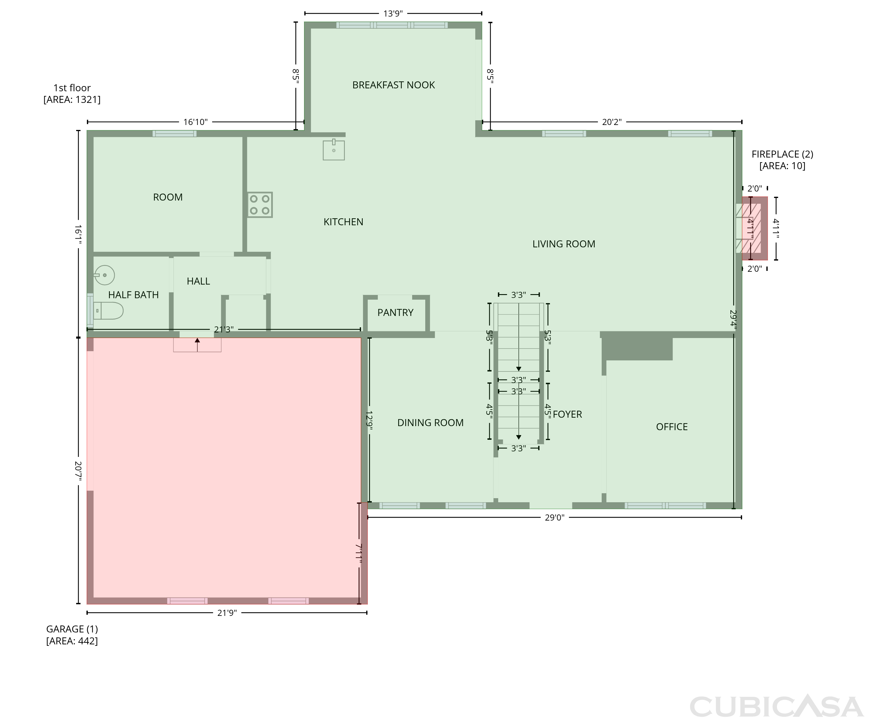 Second Floor of 7533 Cherokee Ln, Liberty Township, OH