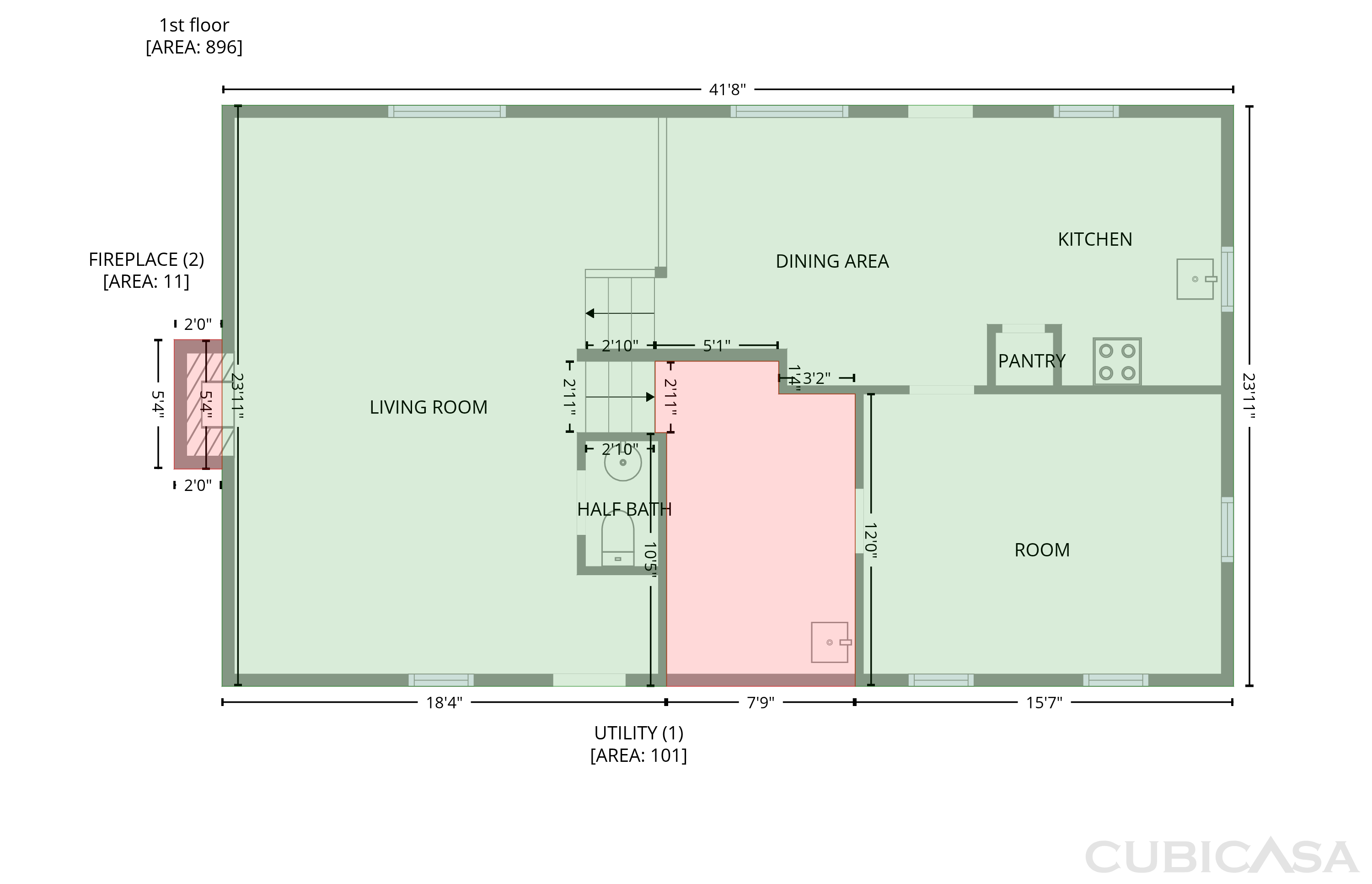 Main Floor of 4909 Old Norcross Rd, Duluth, GA