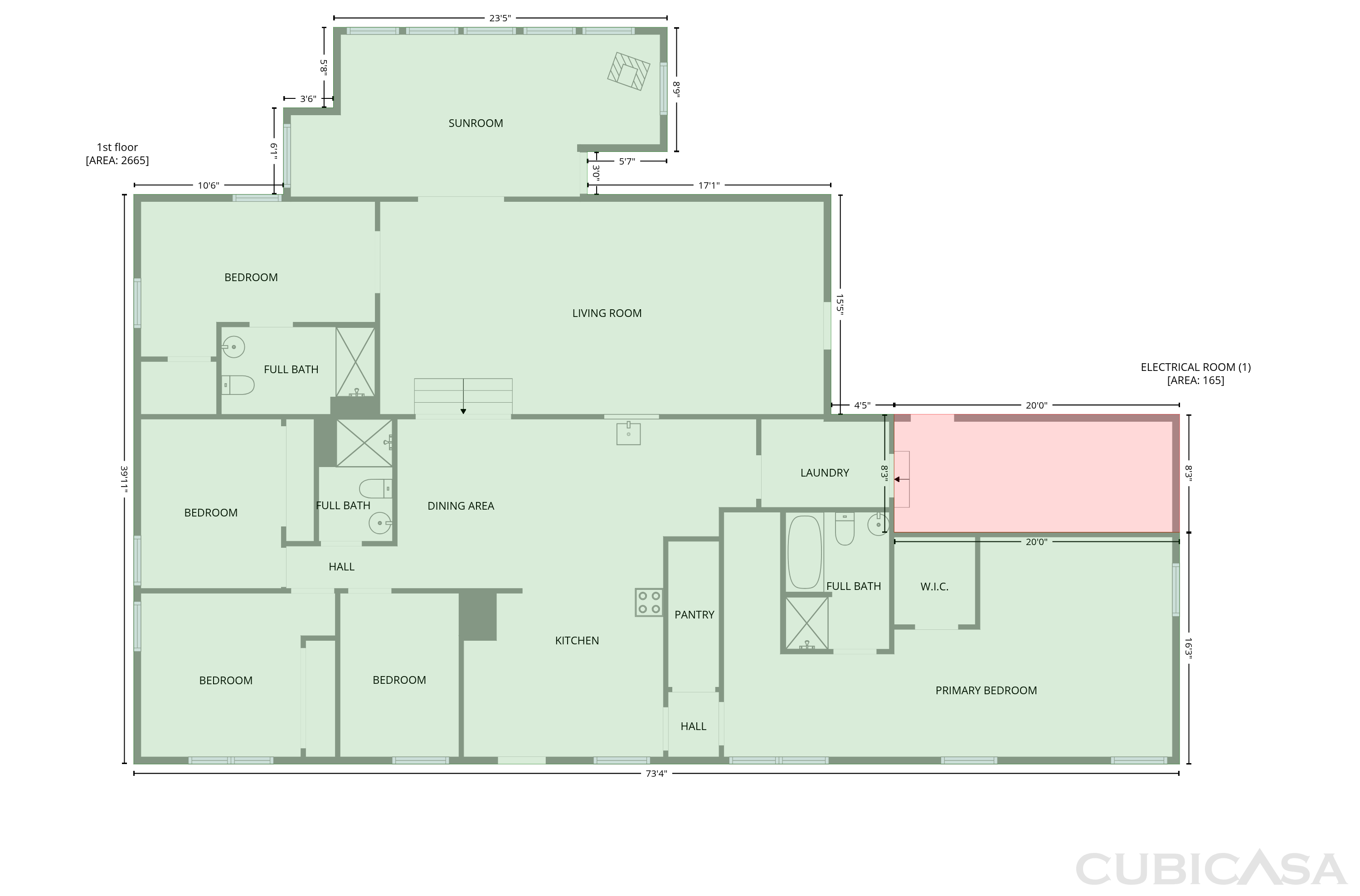 Main Floor of 2460 Greensboro Rd, Madison, GA