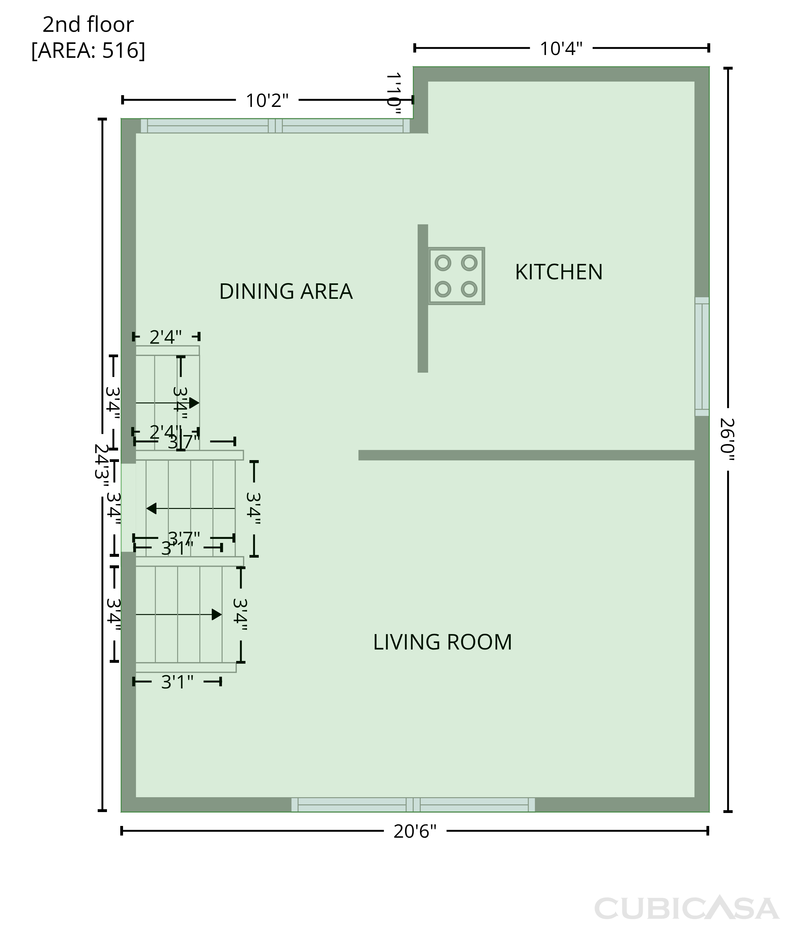 Third Floor of 3480 Milton St N, Shoreview, MN