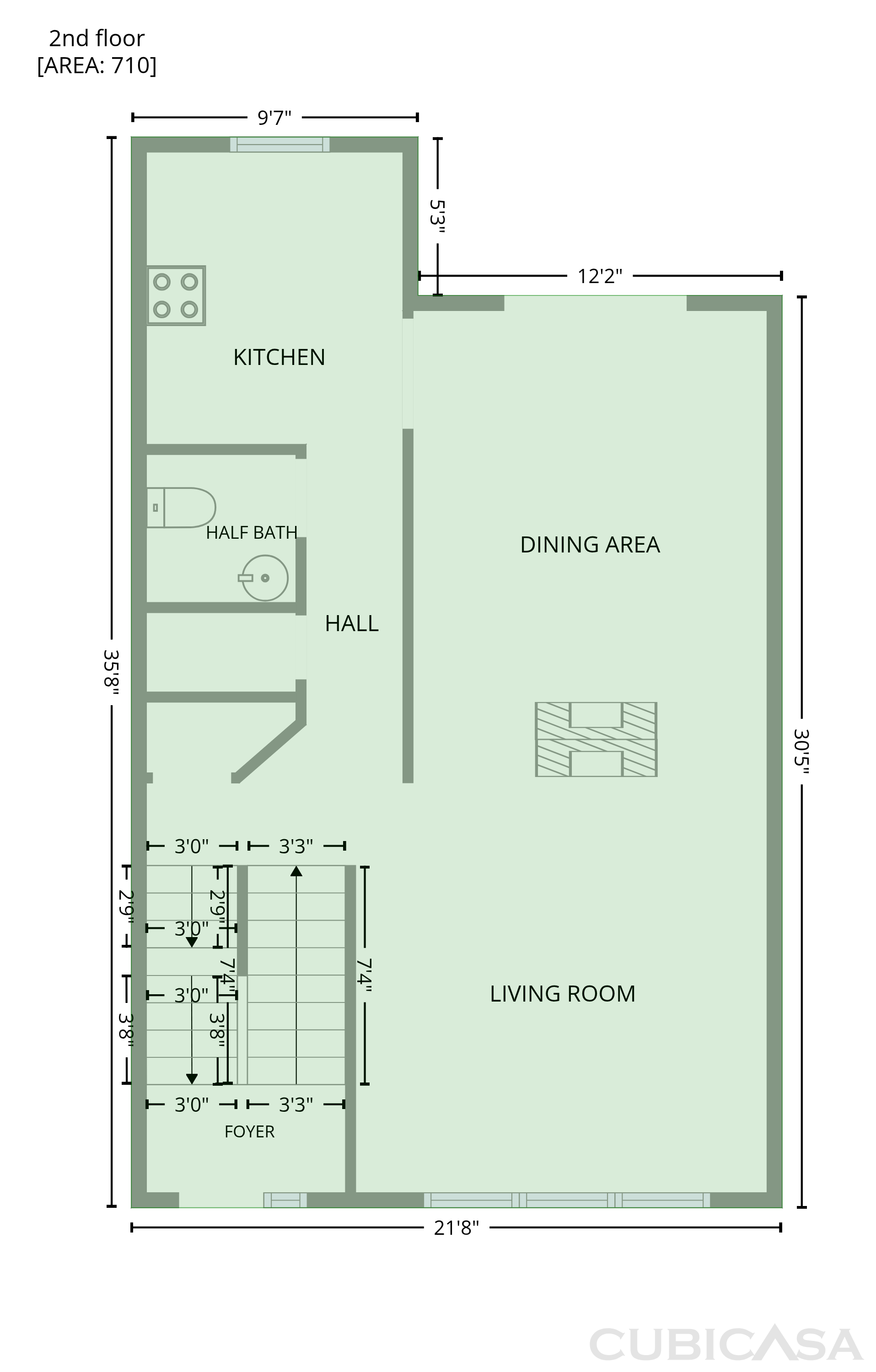 Second Floor of 19 Belmonte Ct SW, Atlanta, GA