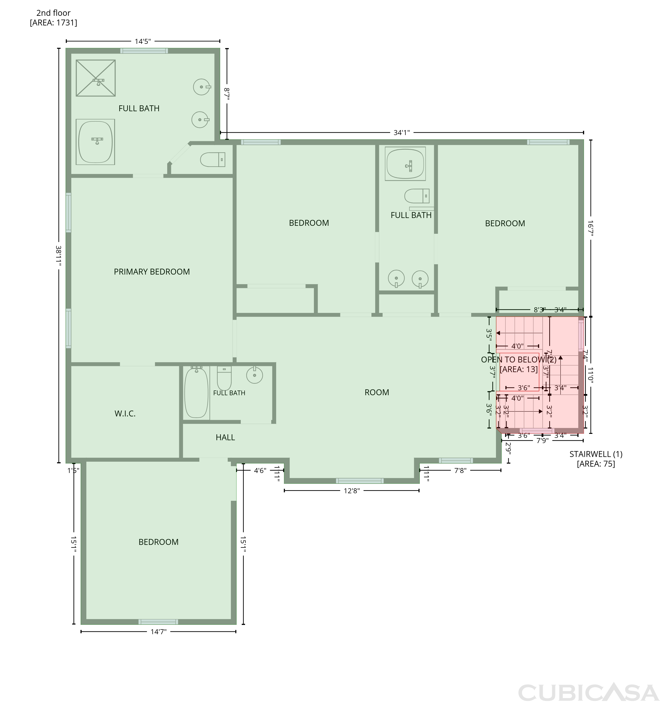 Second Floor of 6813 Cove Creek Ct, Moseley, VA