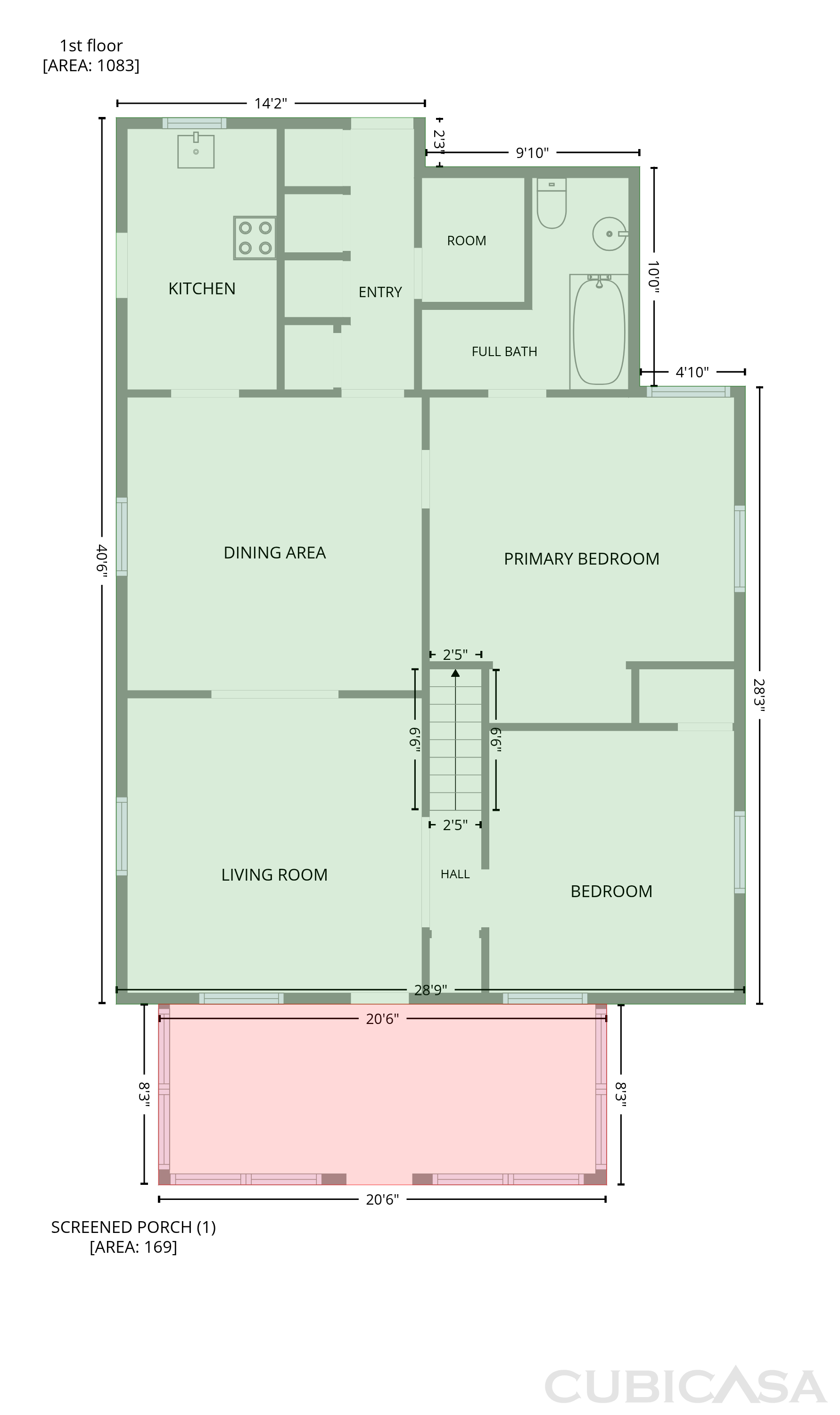 Main Floor of 323 W 7th St, Chandler, OK