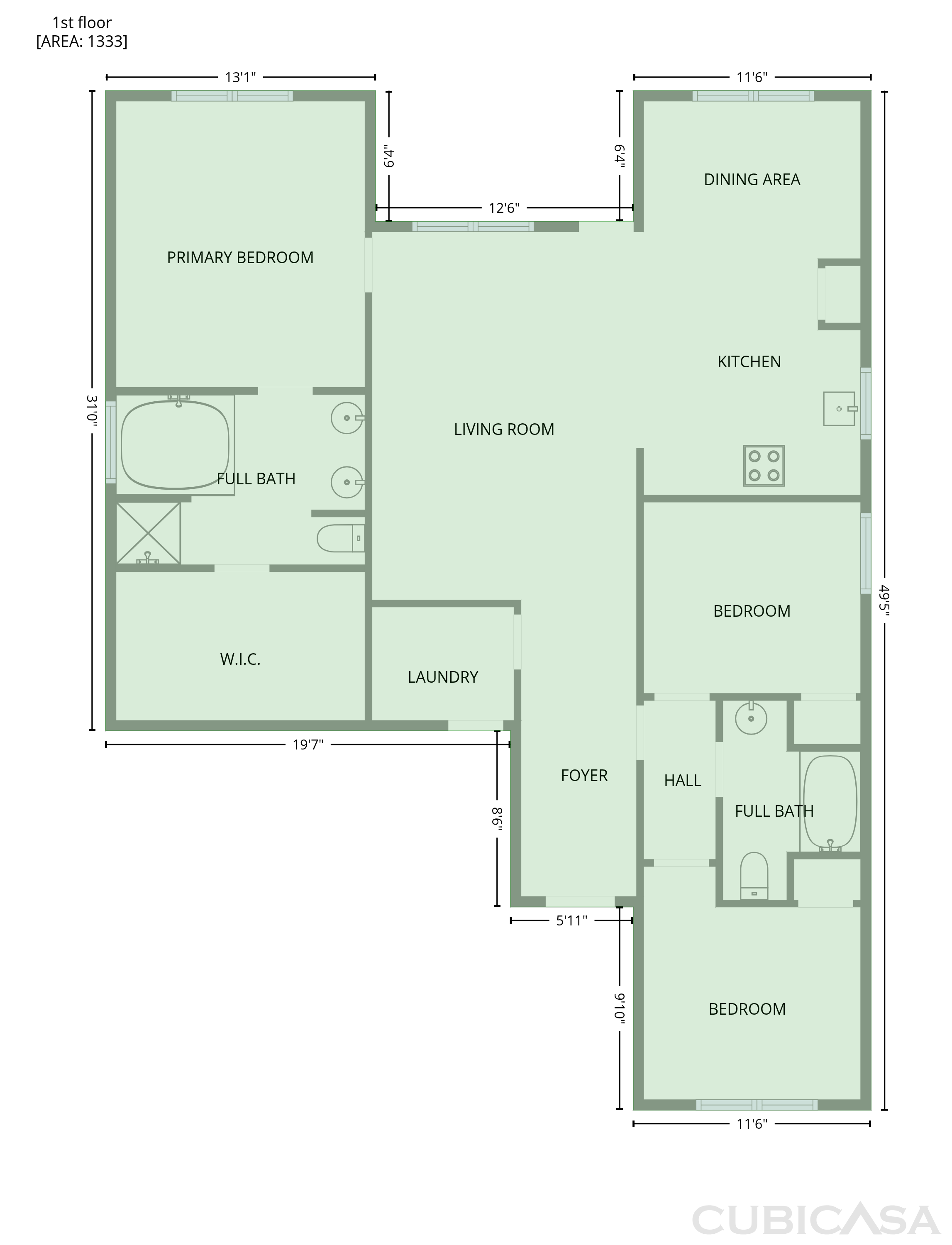 Main Floor of 9002 Barracuda Dr, Texas City, TX