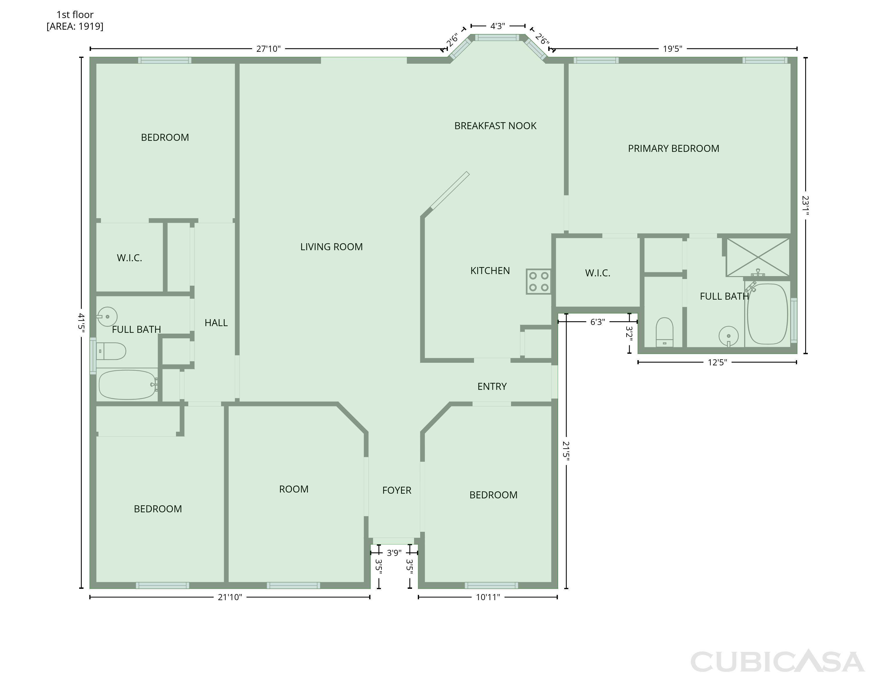 Main Floor of 11424 Rolling River Blvd, Jacksonville, FL
