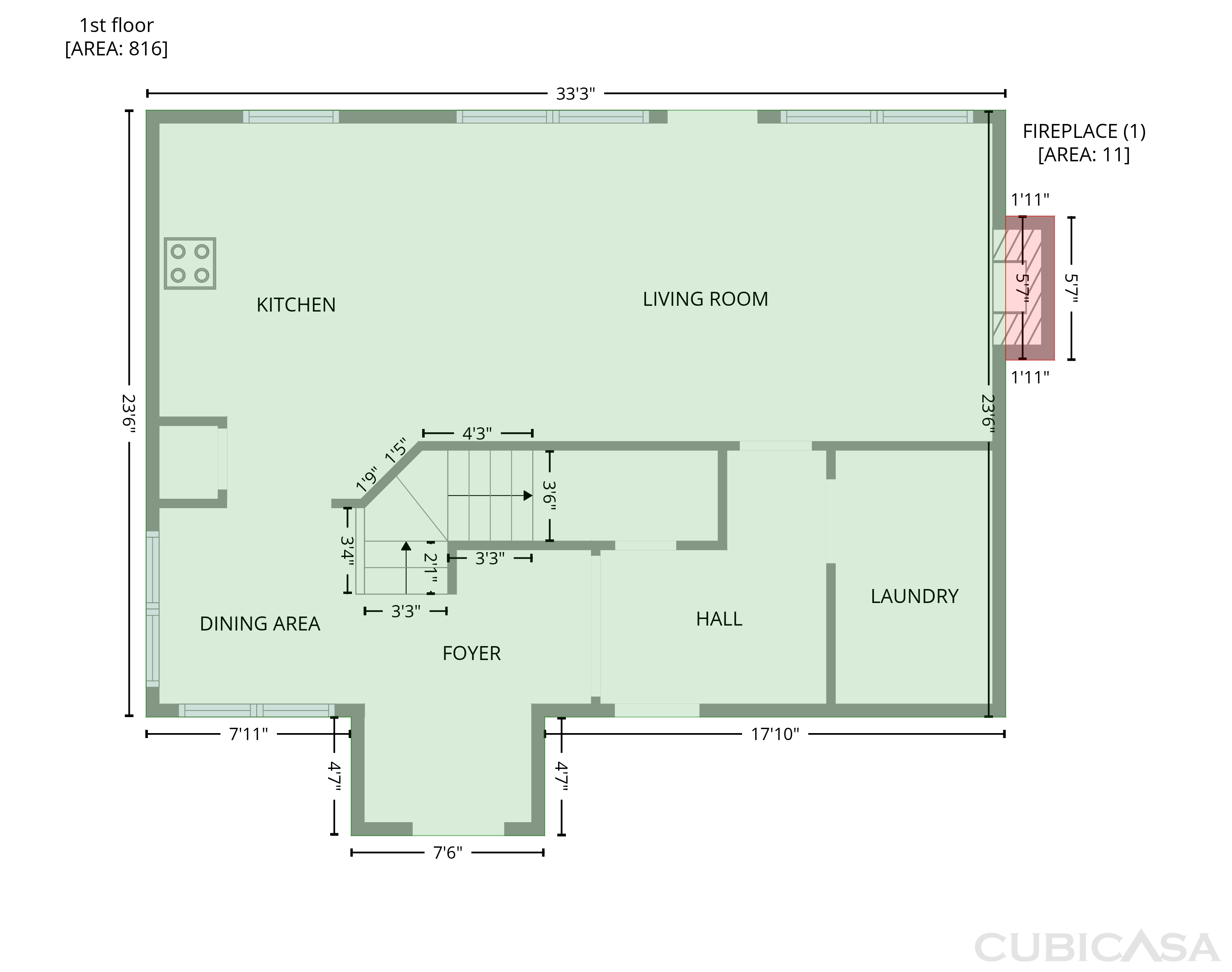 Main Floor of 612 Turmeric Ln, Durham, NC