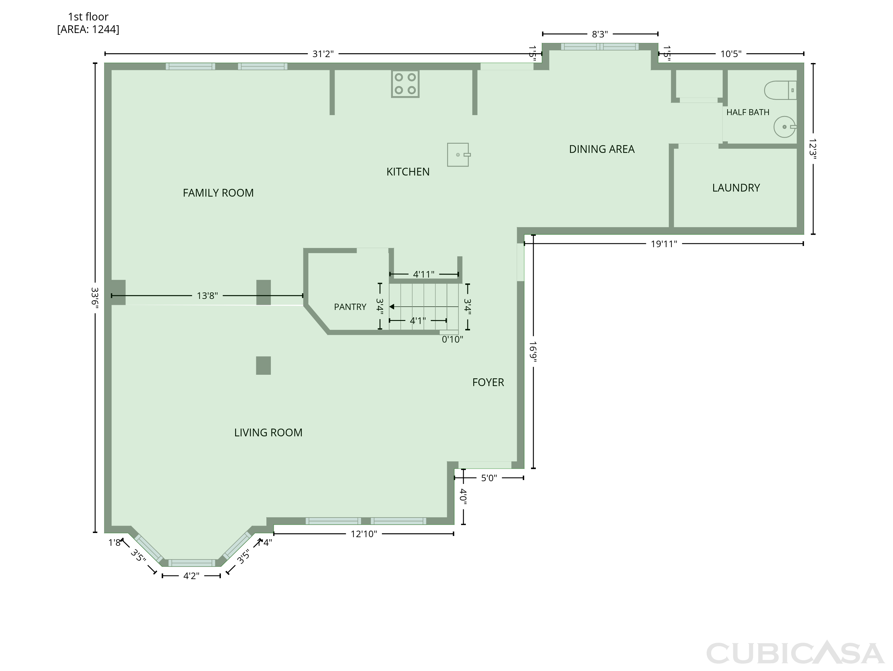 Main Floor of 2711 Vistaview Dr, Corinth, TX