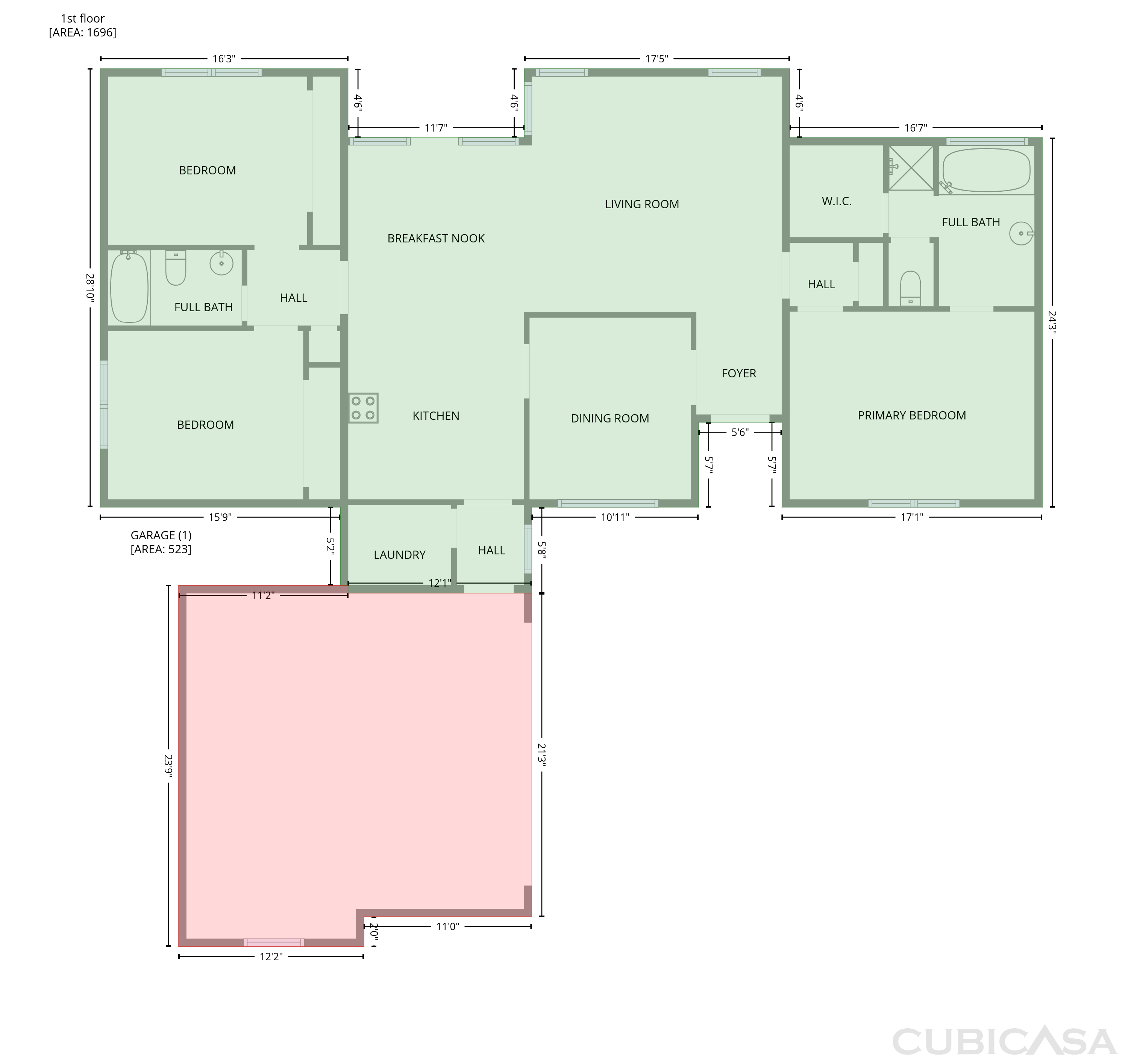 Main Floor of 116 Savannah St SE, Calhoun, GA