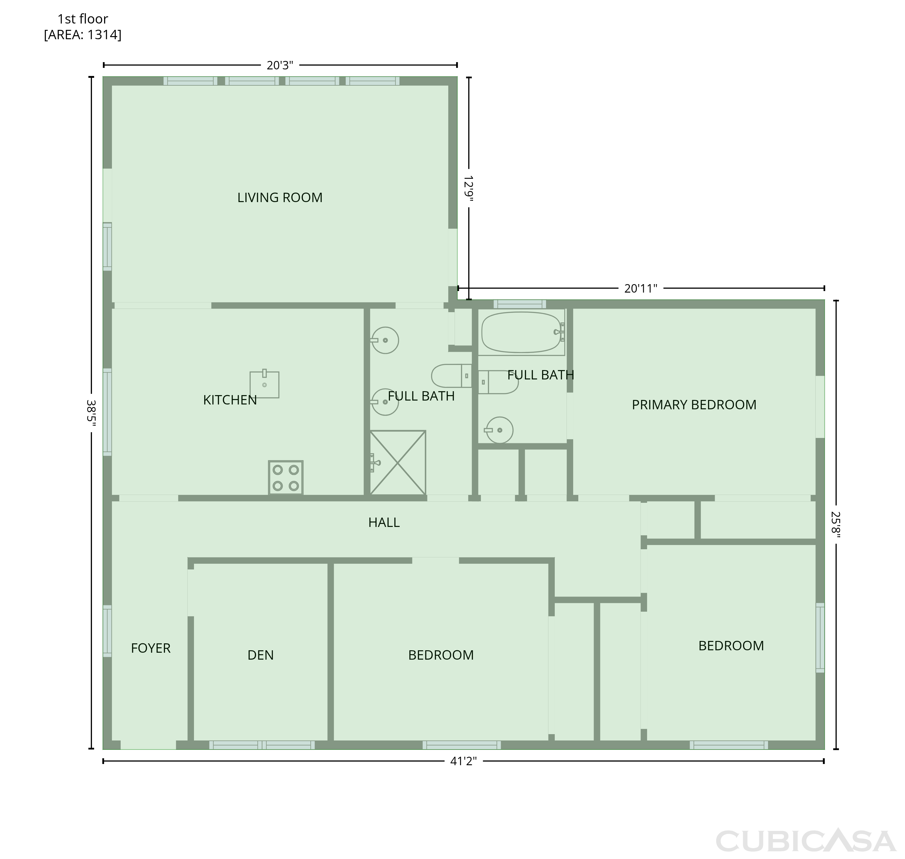 Main Floor of 6200 SW 109th Ave, Miami, FL
