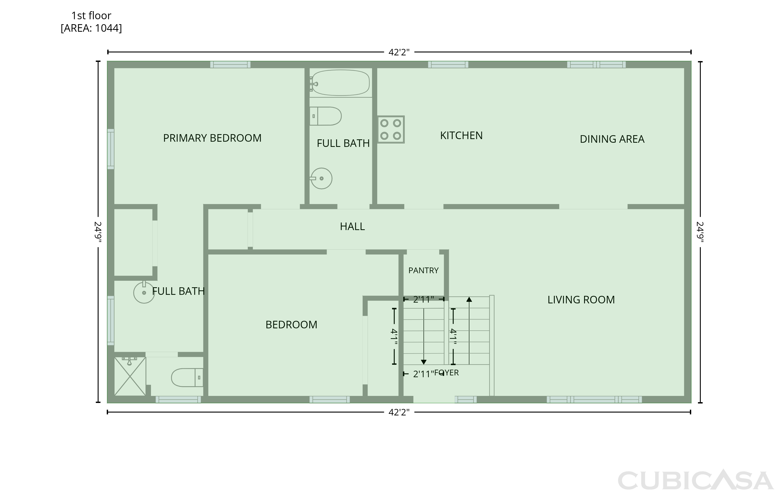 Second Floor of 1531 Hamlett Dr, Henderson, NC