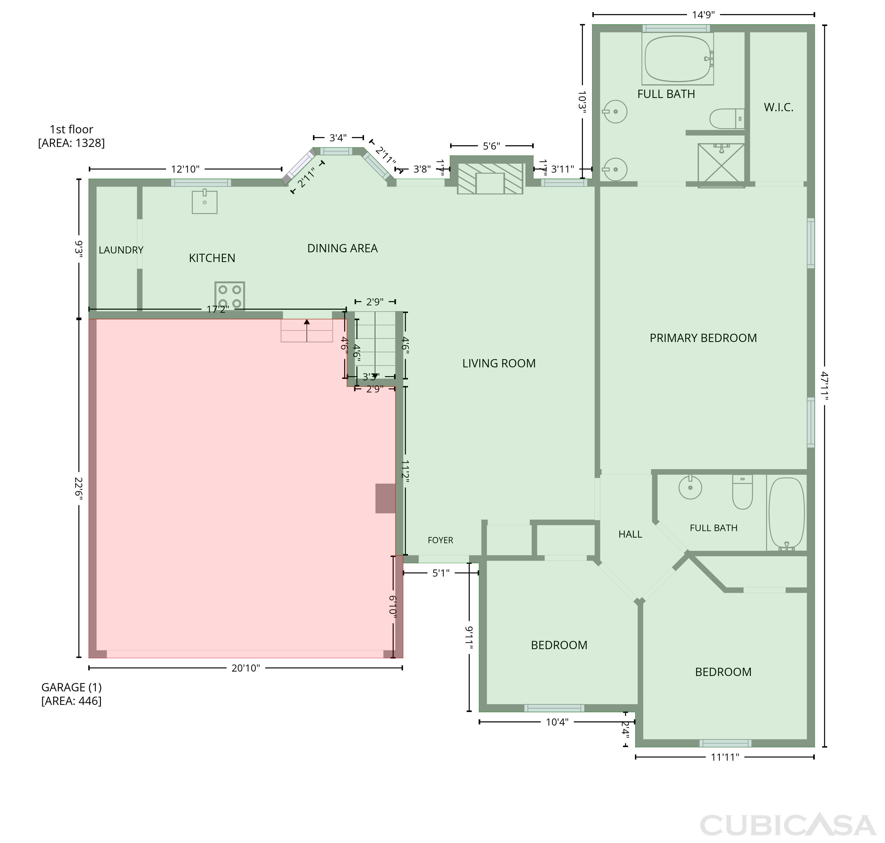 Main Floor of 1688 Cedar Springs Cir, Clarksville, TN