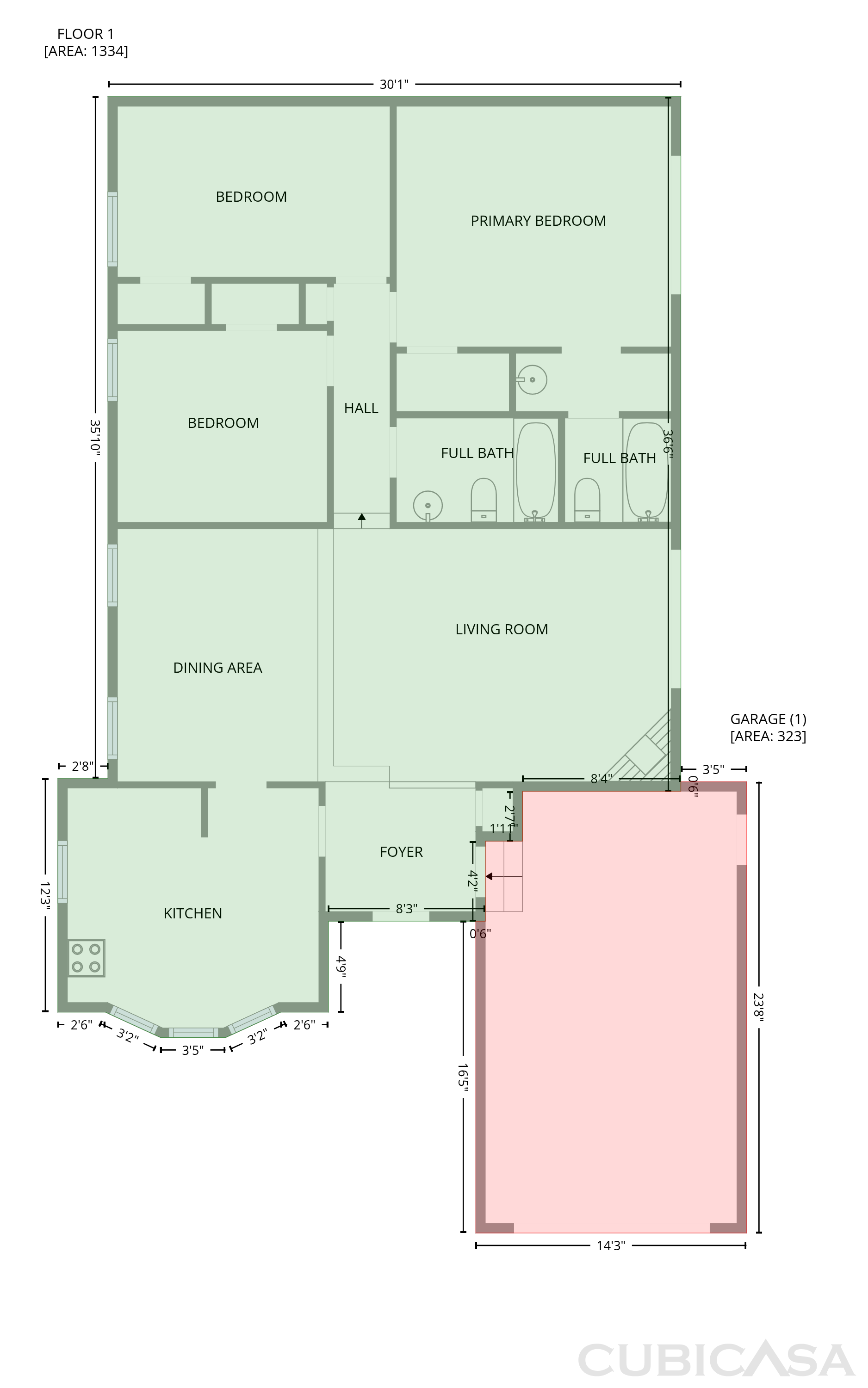 Main Floor of 6312 Lake Trail Dr, Fayetteville, NC