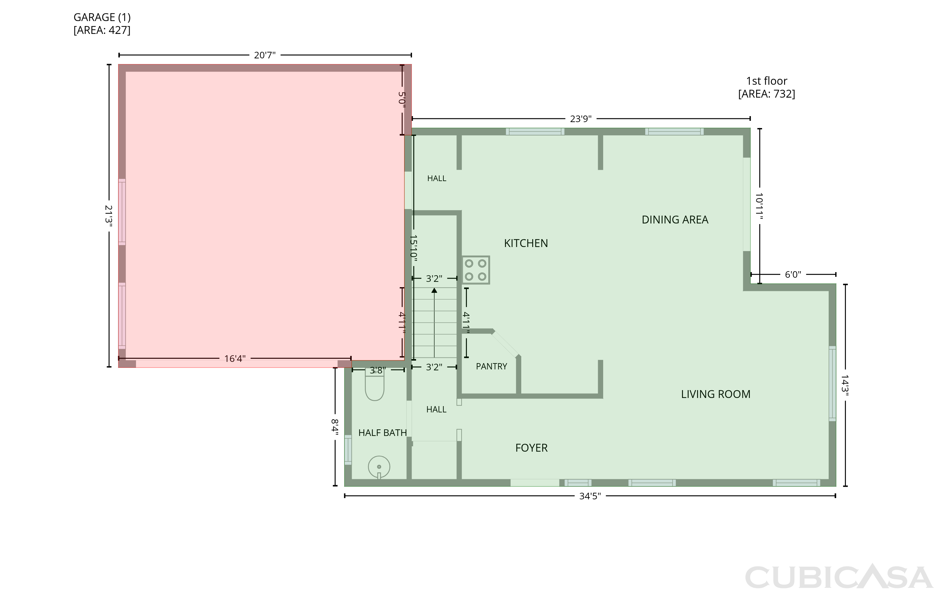 Main Floor of 2491 Chuck Hammond Dr, Fairfield, CA