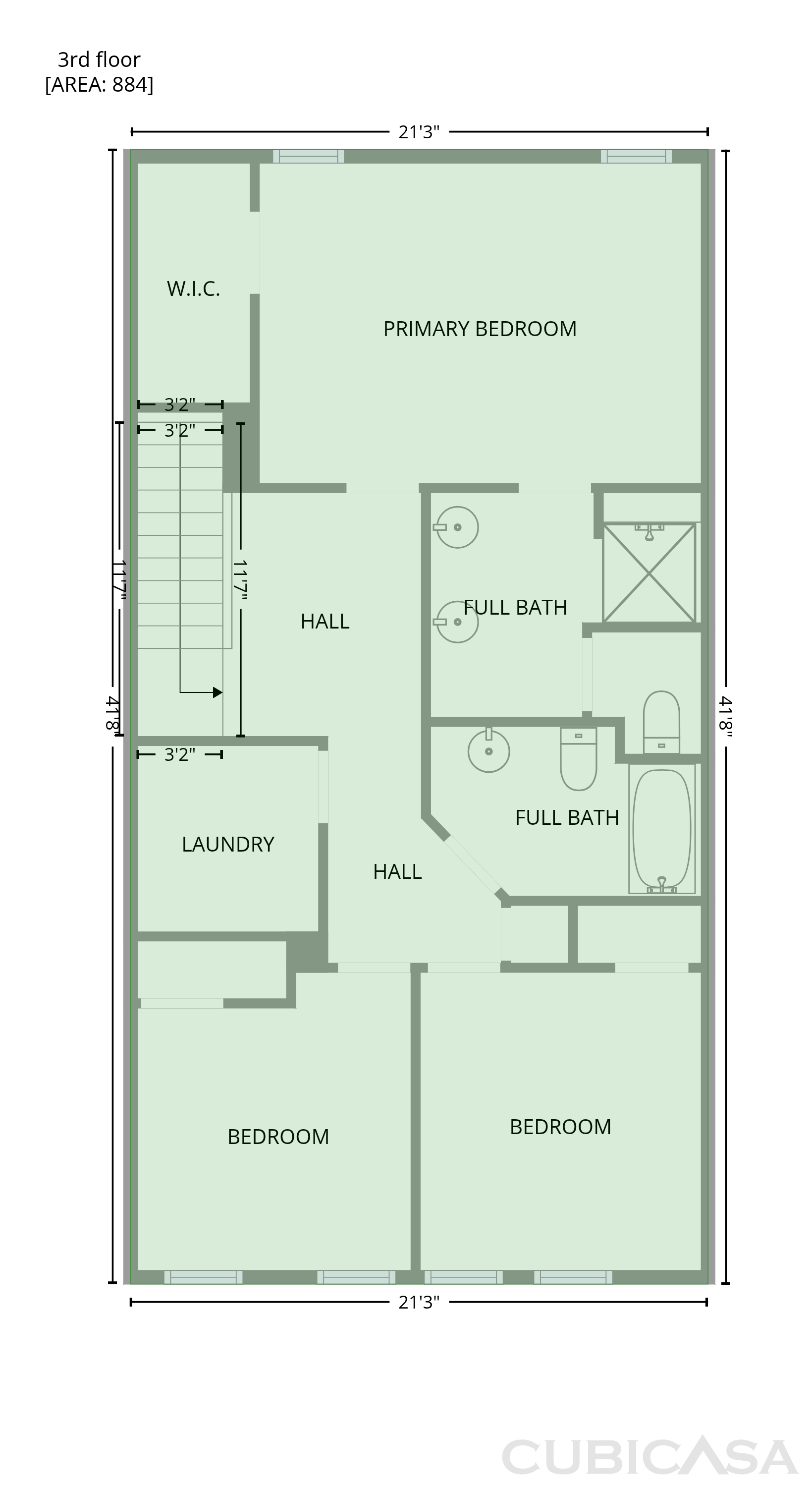 Third Floor of 1026 Commack Dr, Durham, NC