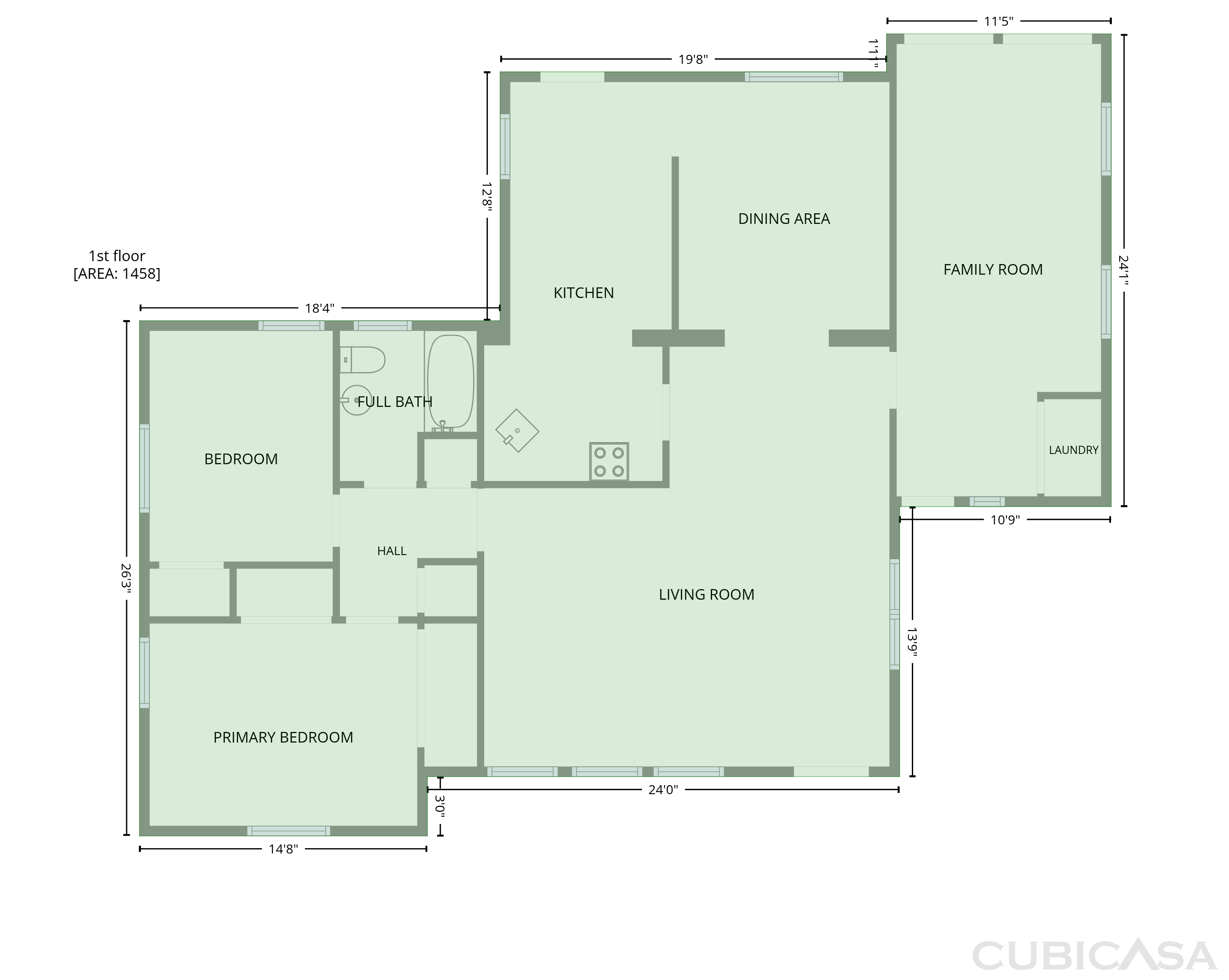 Main Floor of 5630 Temple Rd, Jacksonville, FL