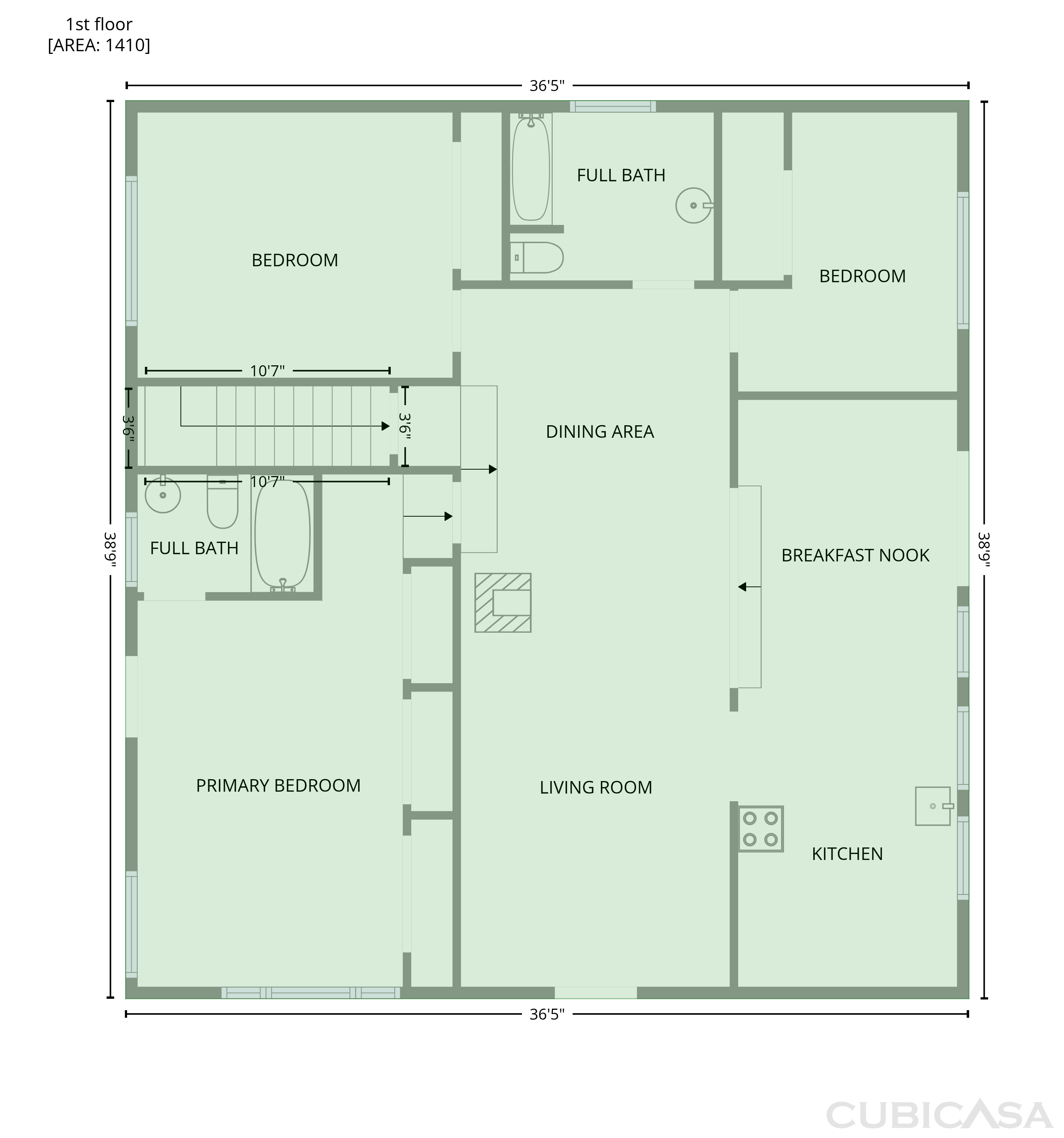 Second Floor of 155 Estates Dr, Ben Lomond, CA