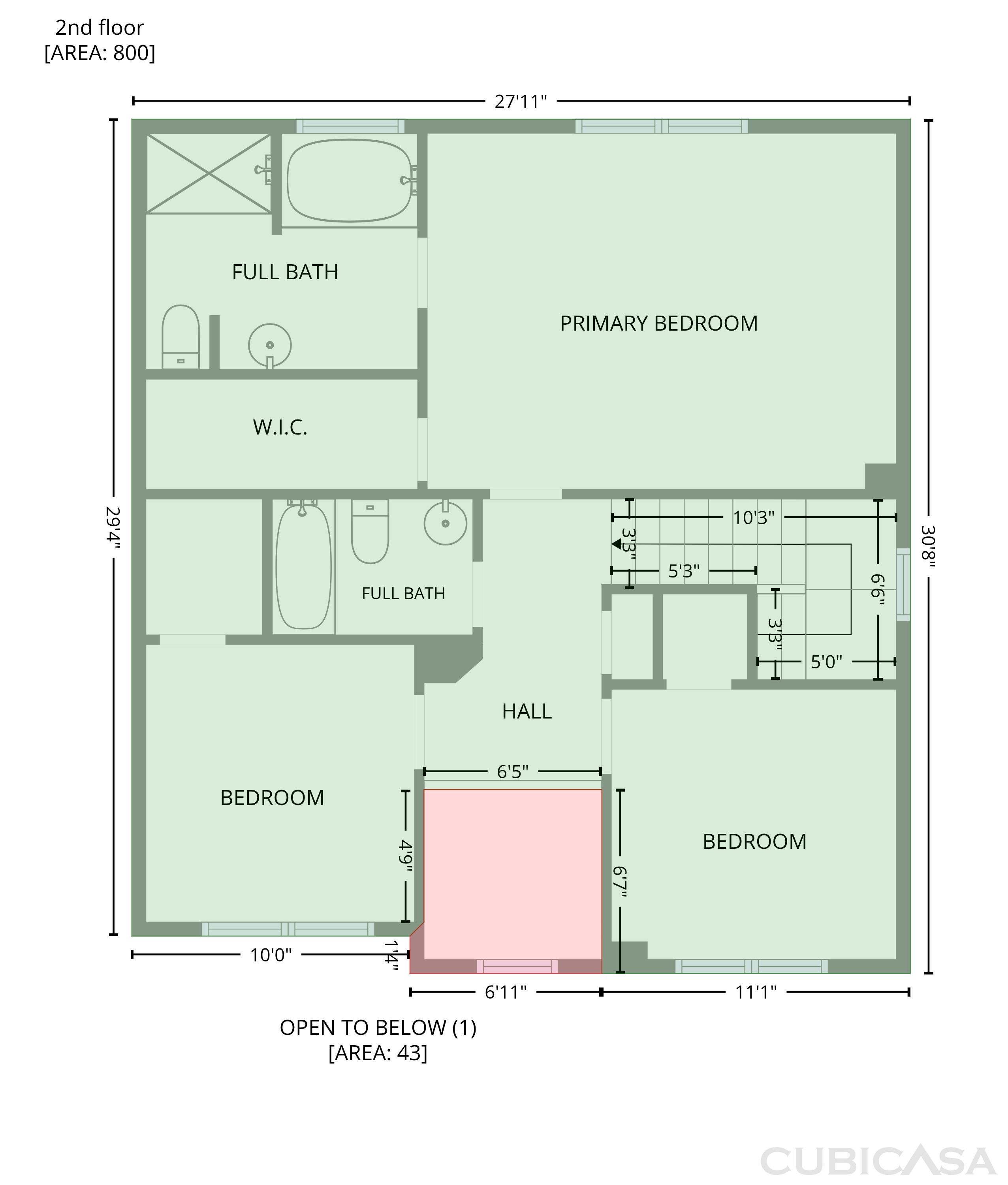 Second Floor of 210 Glenview Trl, Griffin, GA