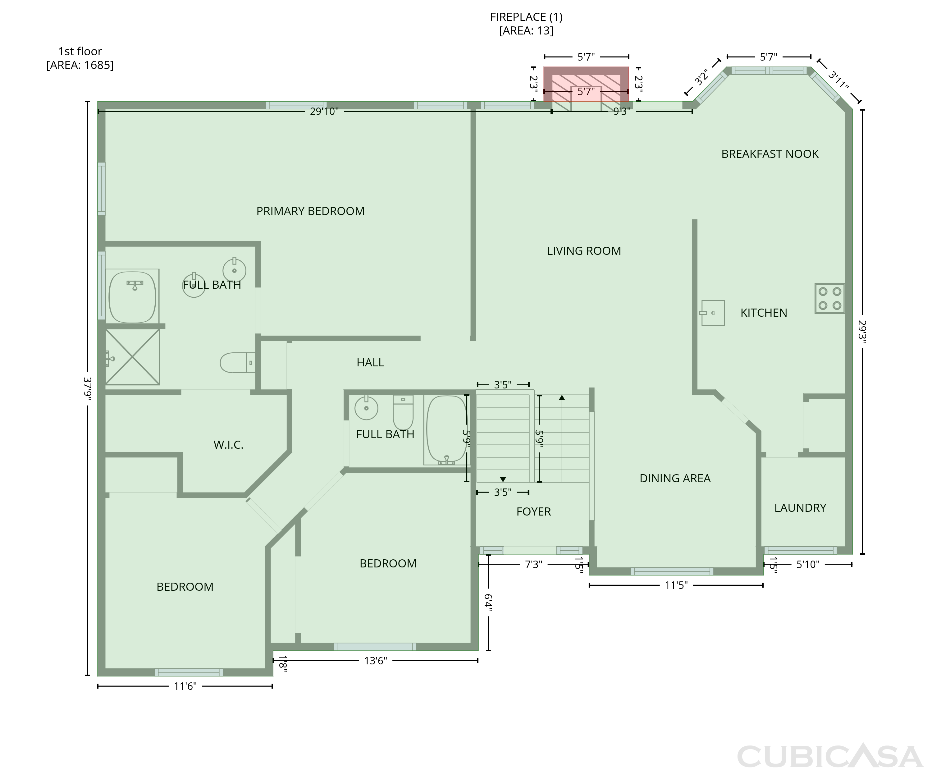 Second Floor of 3222 Keenly Ives Ct, Buford, GA